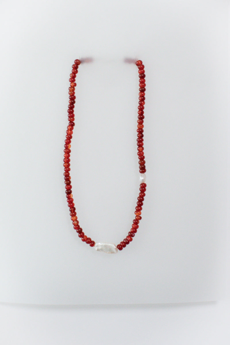 No. 65 Necklace - Red