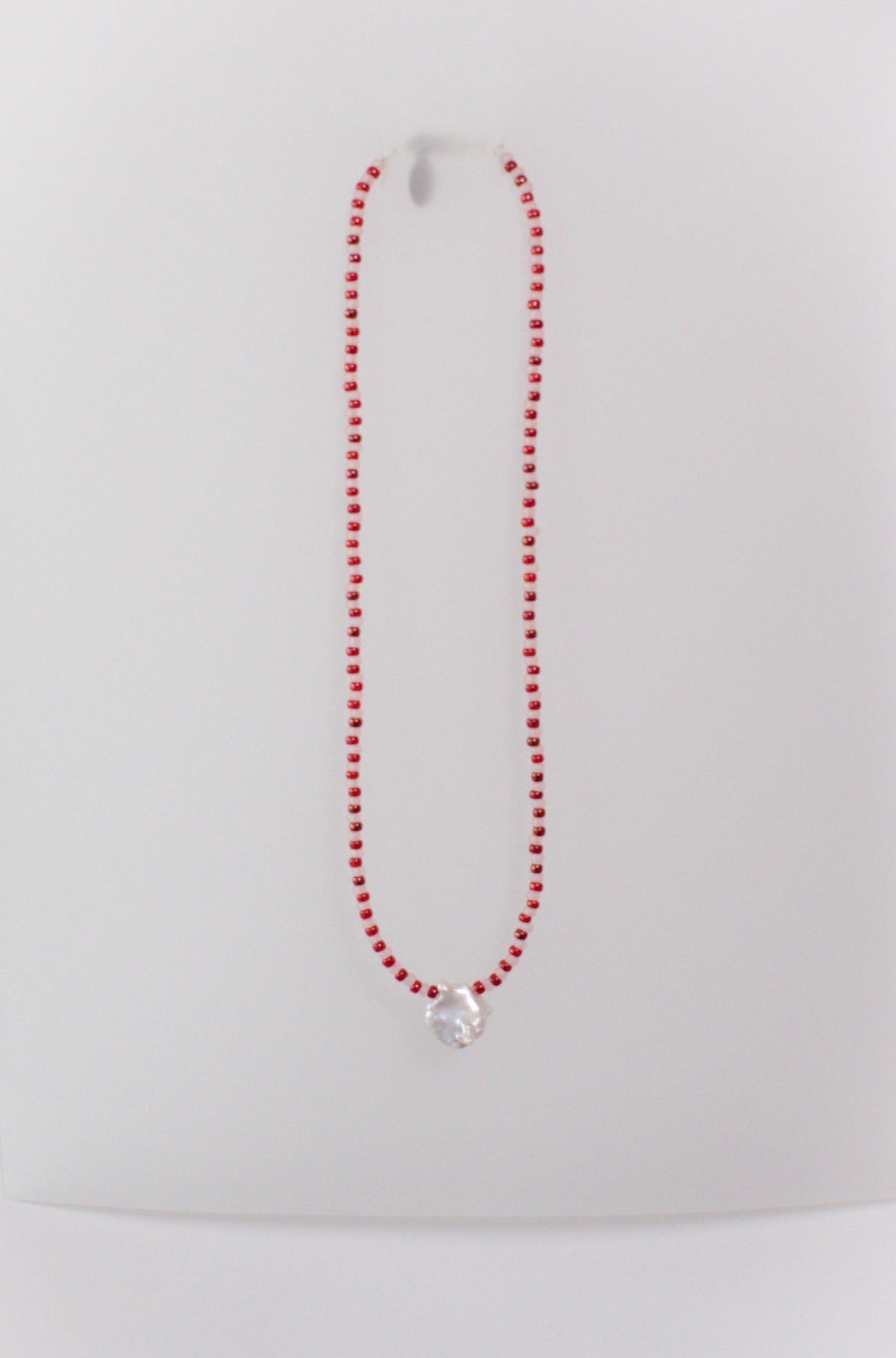 No.11 Necklace - Pink/red