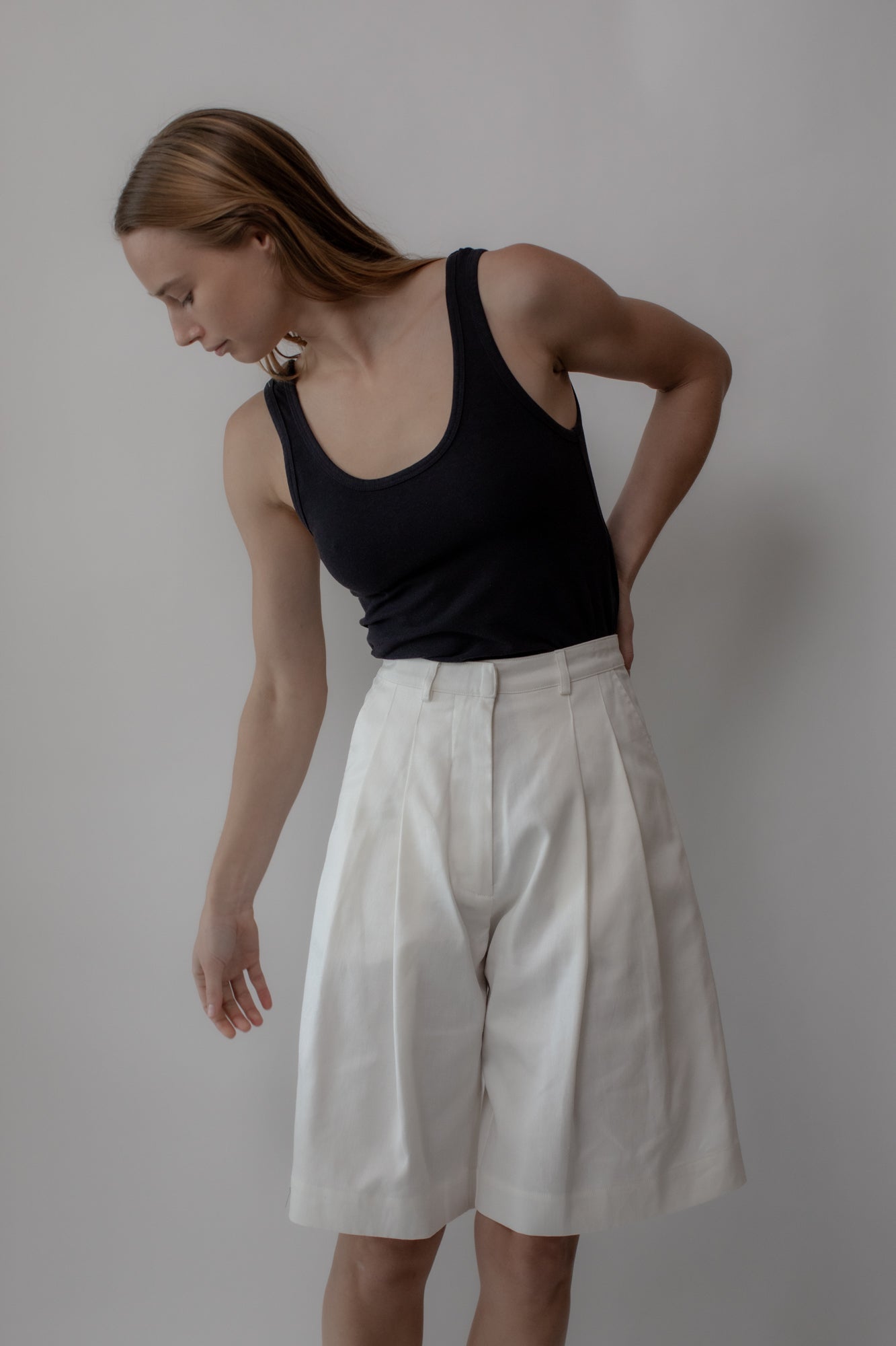 No. 34 Shorts - White