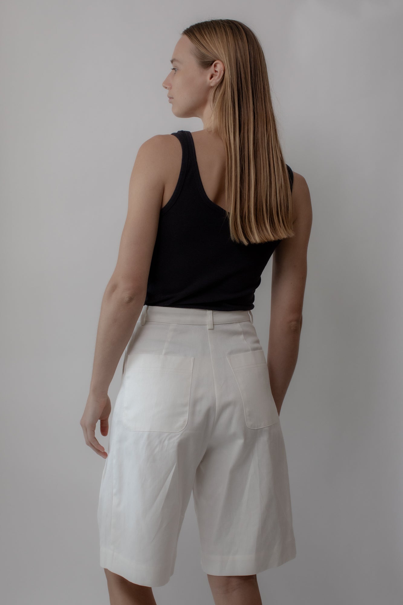 No. 34 Shorts - White