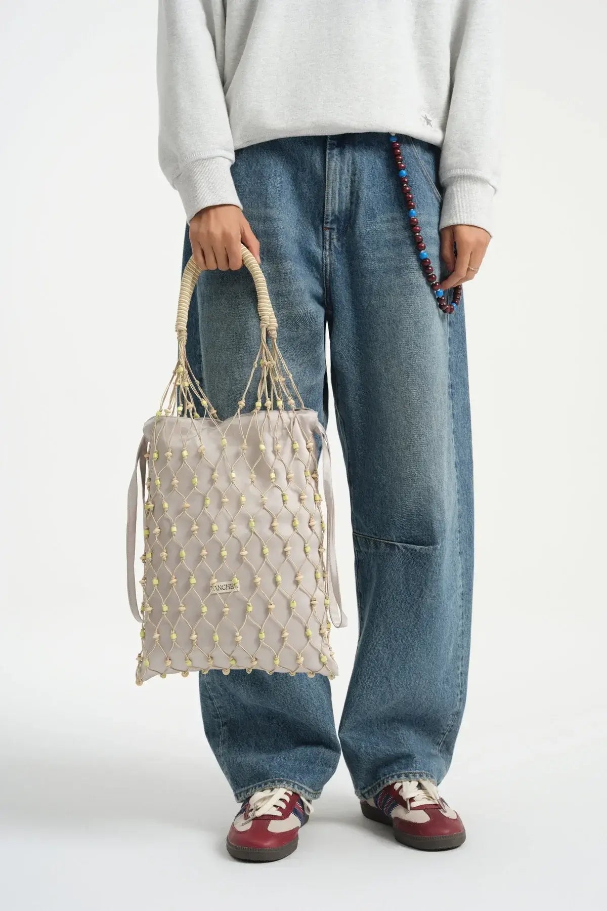 8/8 BAG Large/ BUTTER & LIGHT GREY