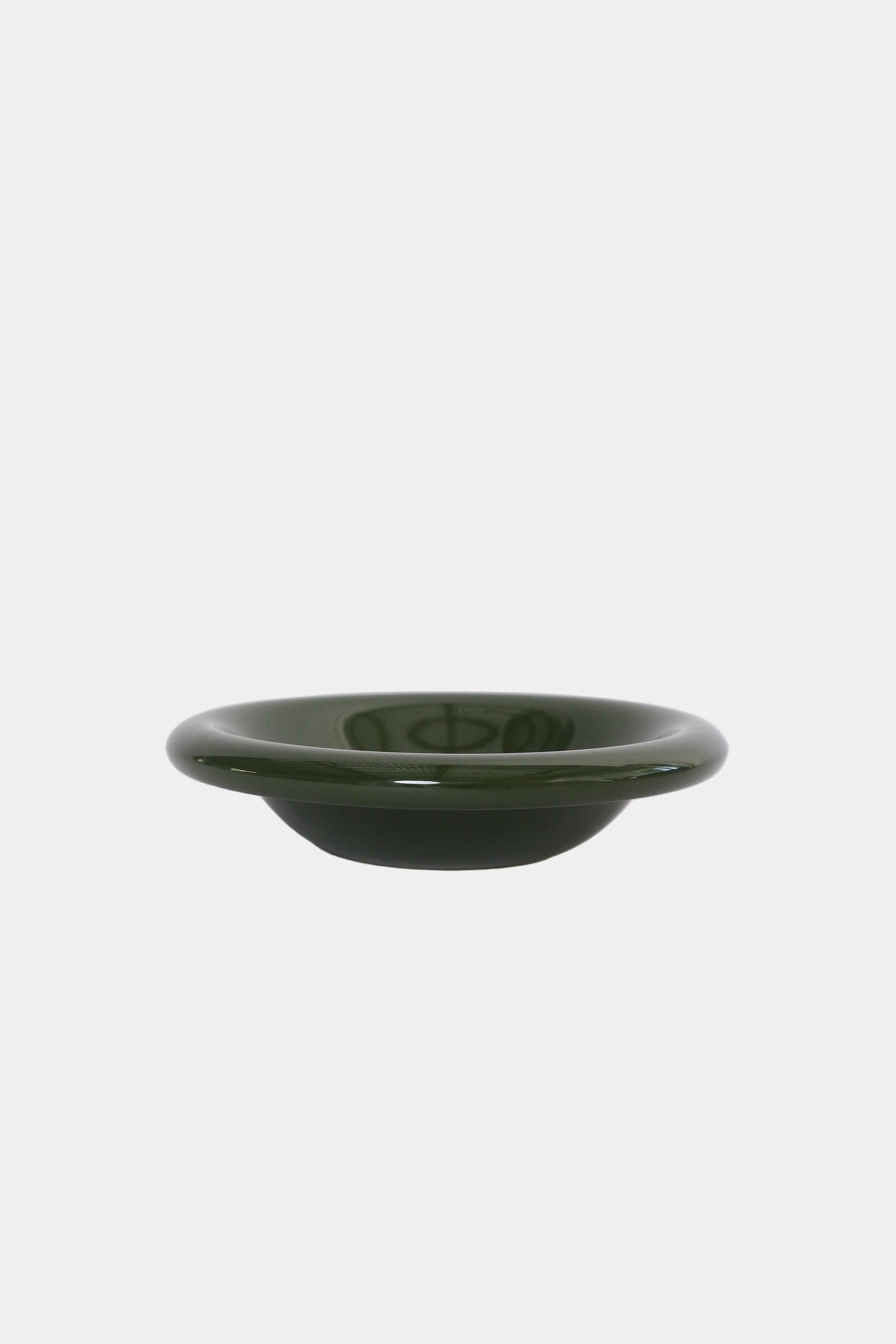Side Bowl  in Cavolo Nero on a white background