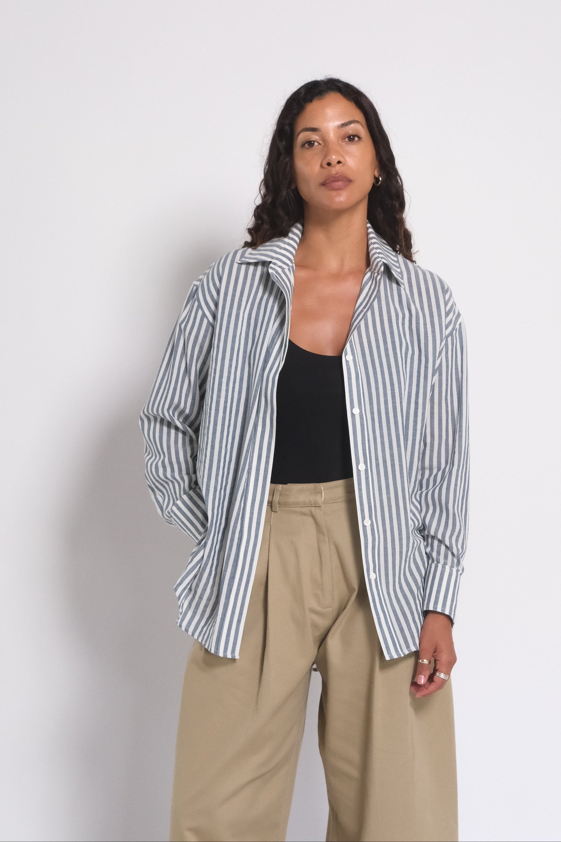 No. 19 Shirt - Denim Stripe