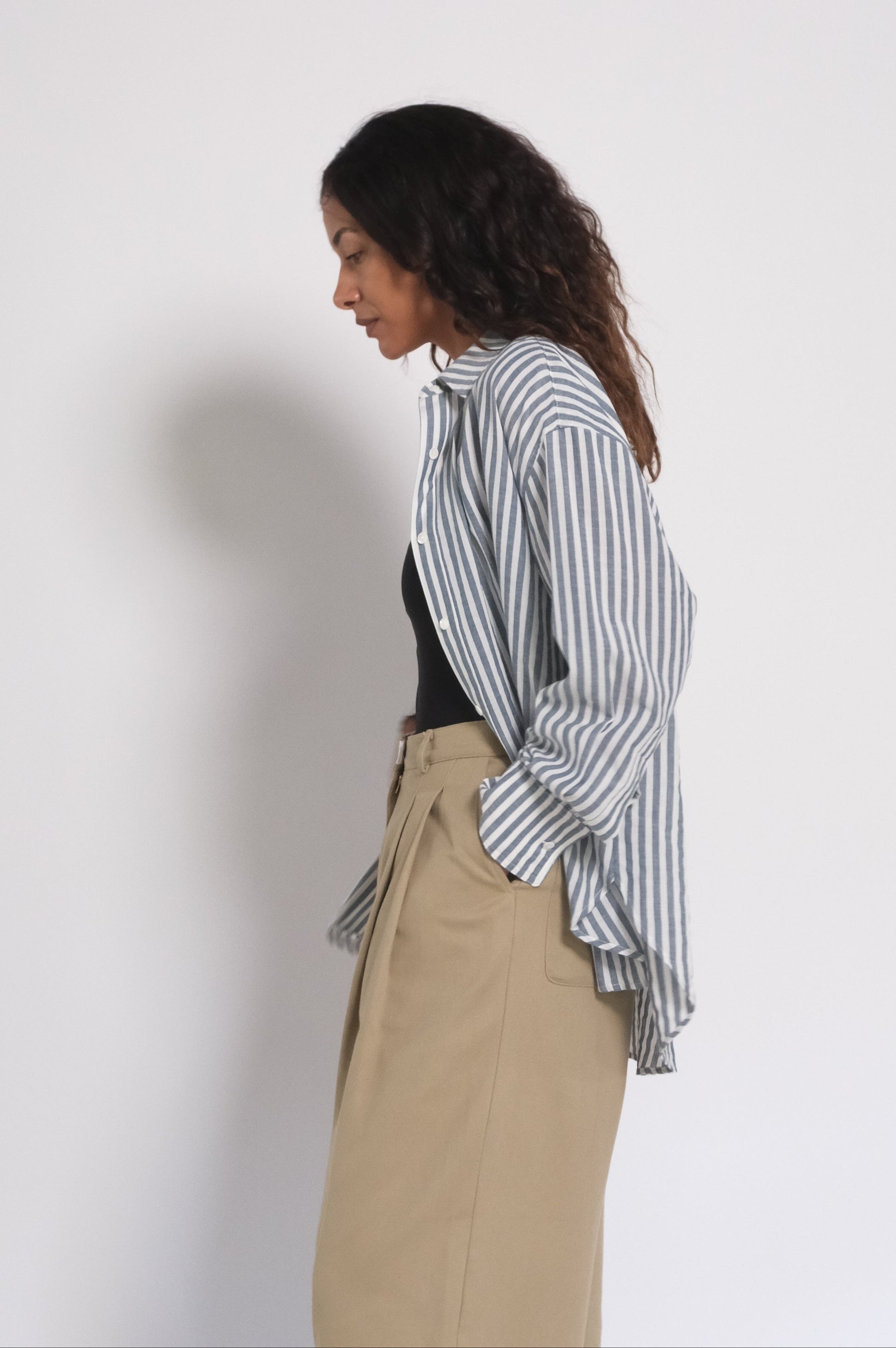 No. 19 Shirt - Denim Stripe