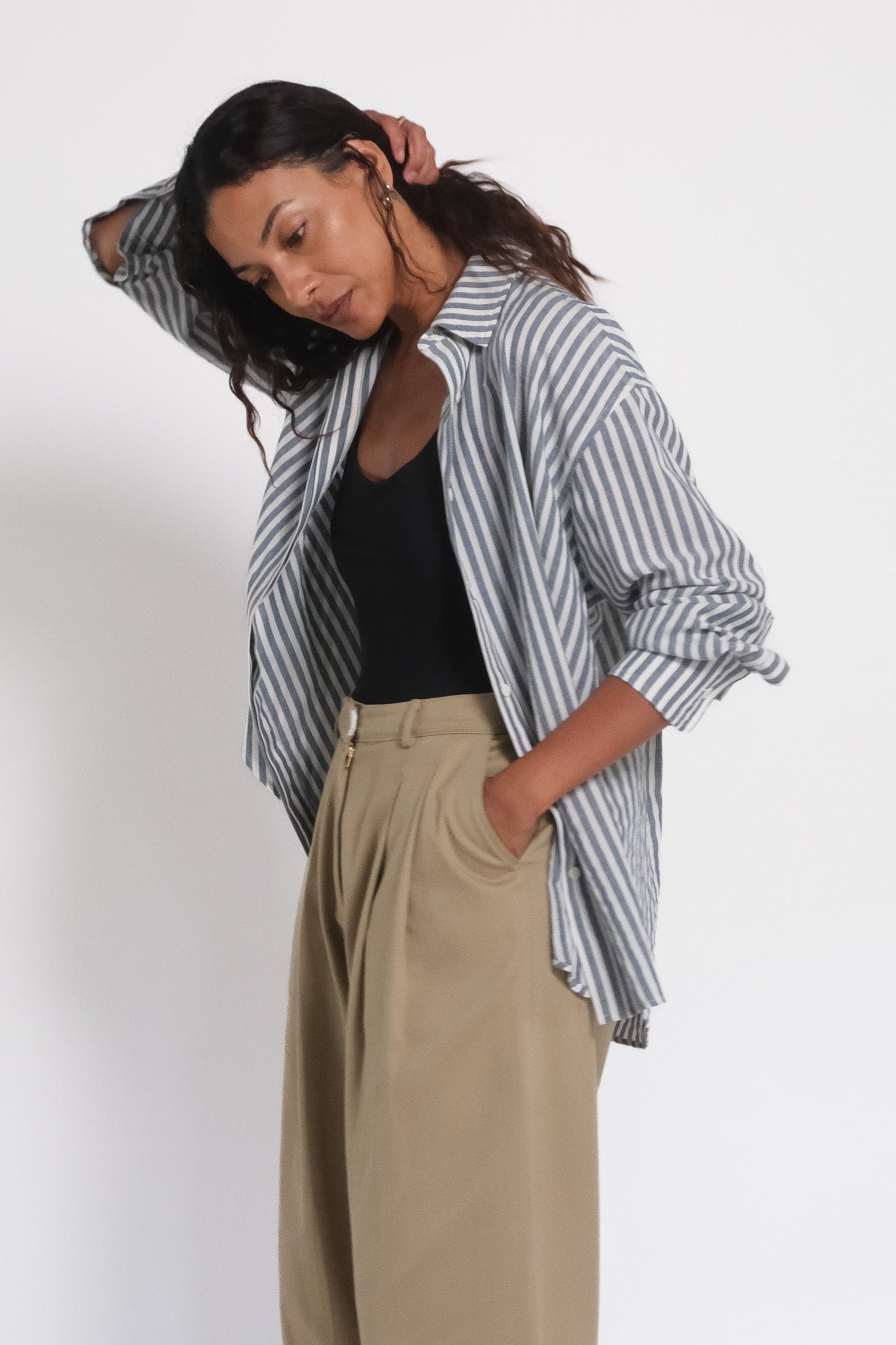 No. 19 Shirt - Denim Stripe