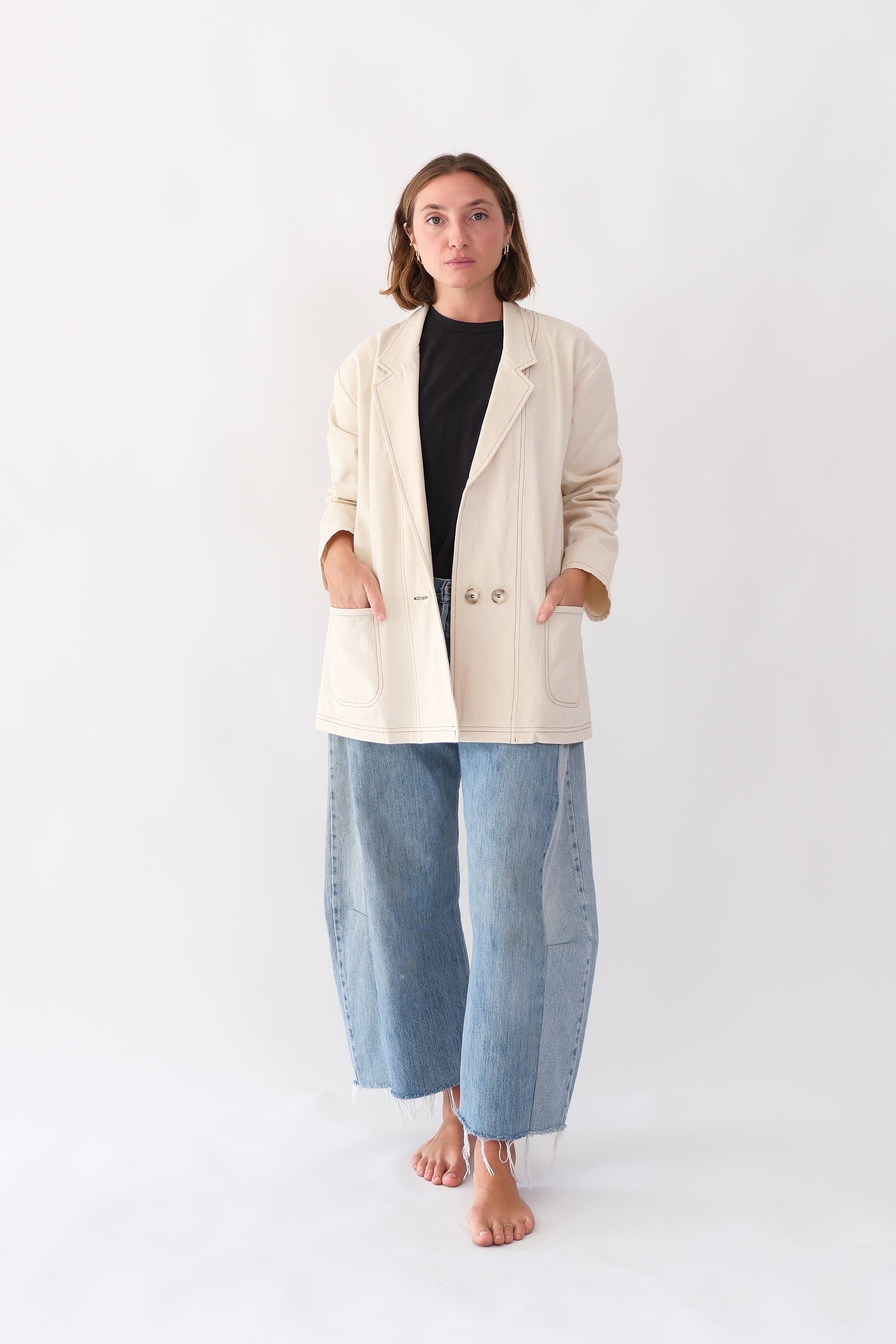 Contrast Stitch NO. 80 Blazer