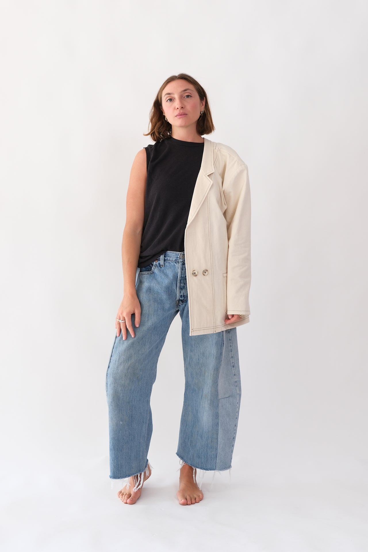 Contrast Stitch NO. 80 Blazer