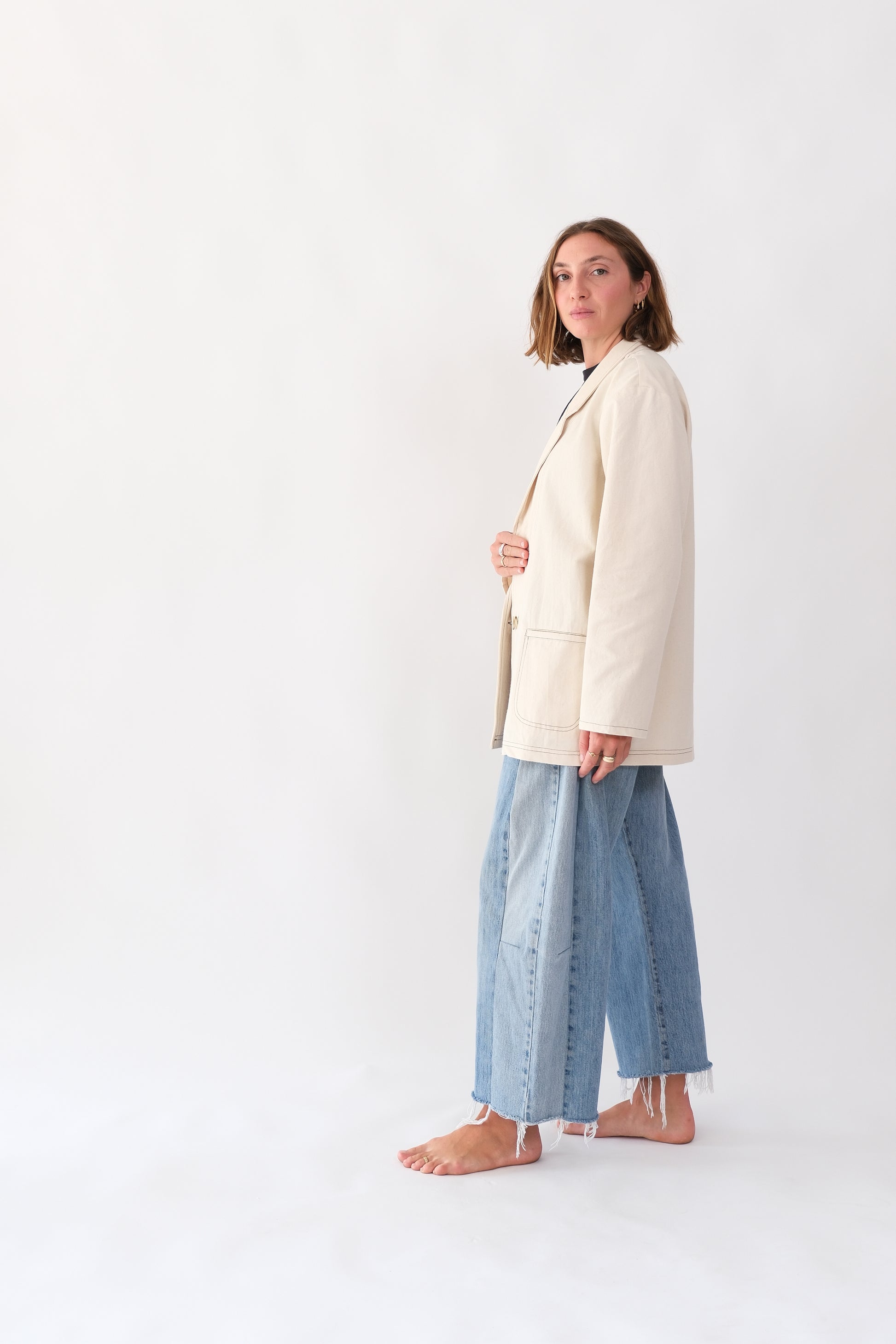 Contrast Stitch NO. 80 Blazer