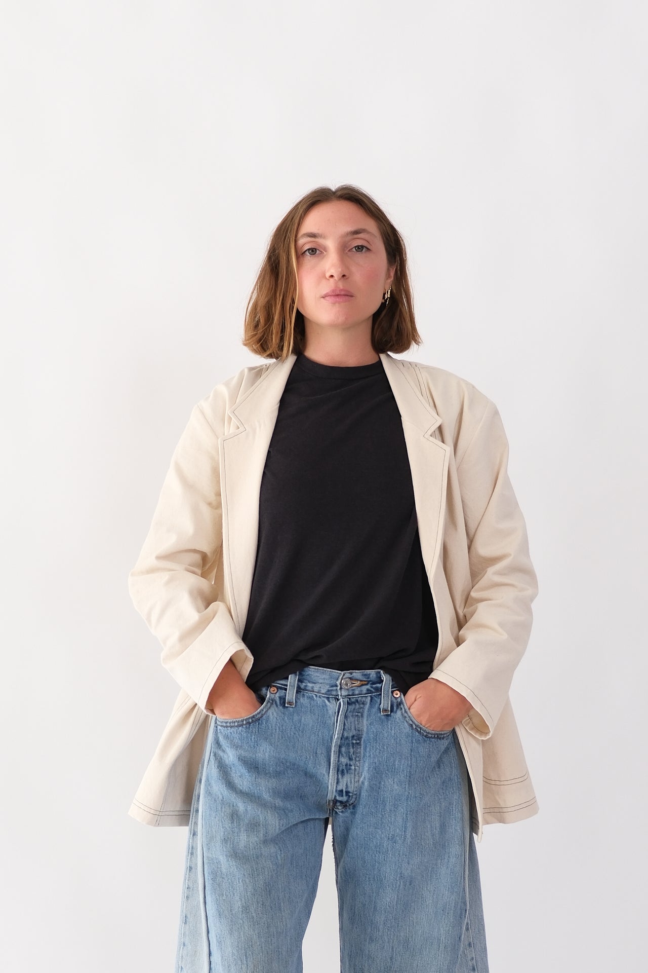Contrast Stitch NO. 80 Blazer