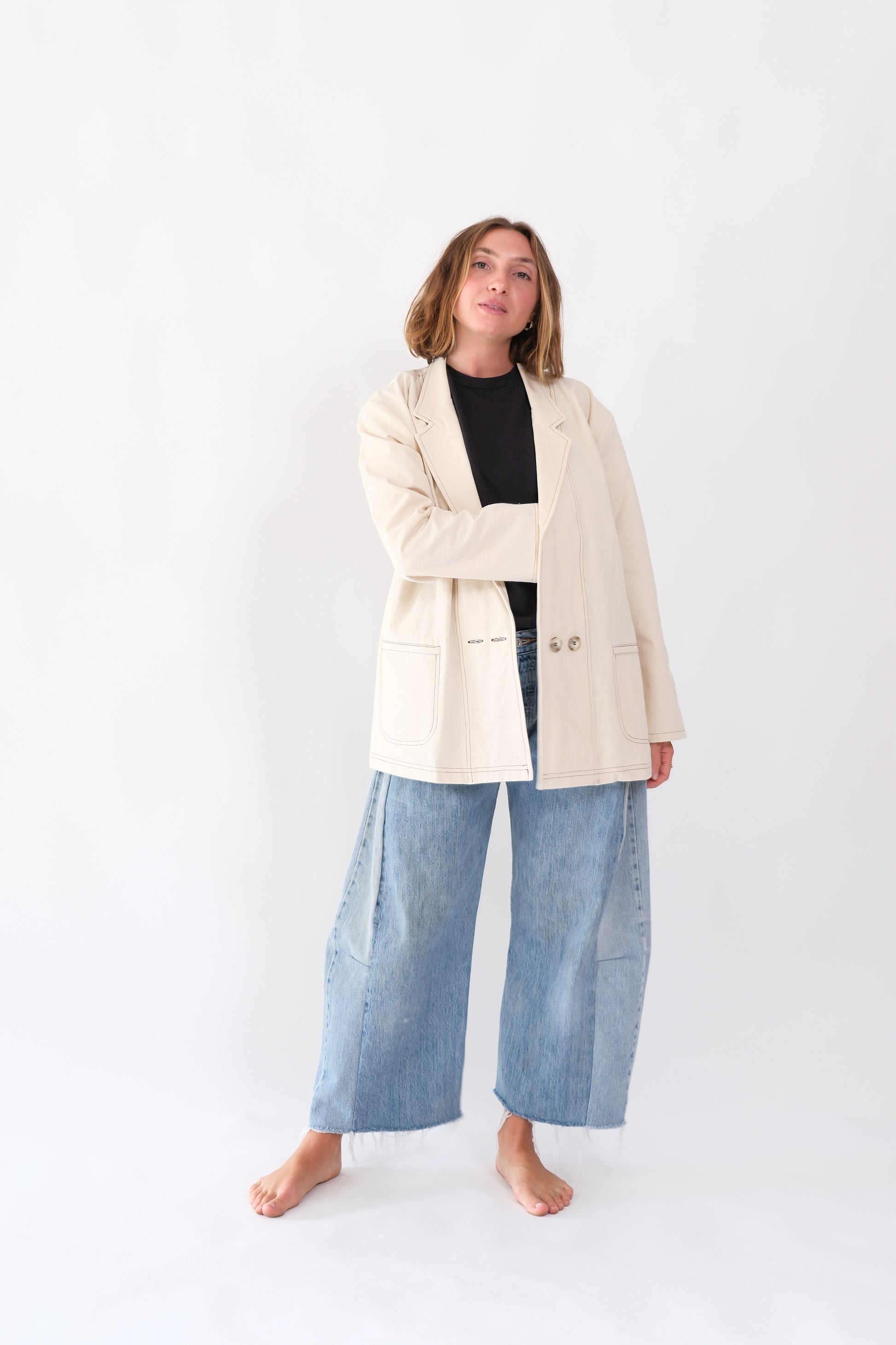 Contrast Stitch NO. 80 Blazer