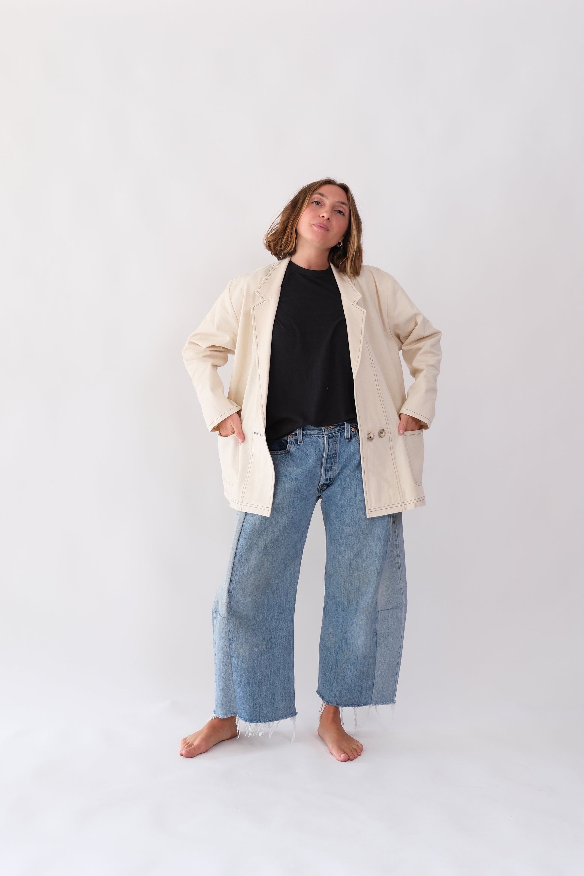 Contrast Stitch NO. 80 Blazer