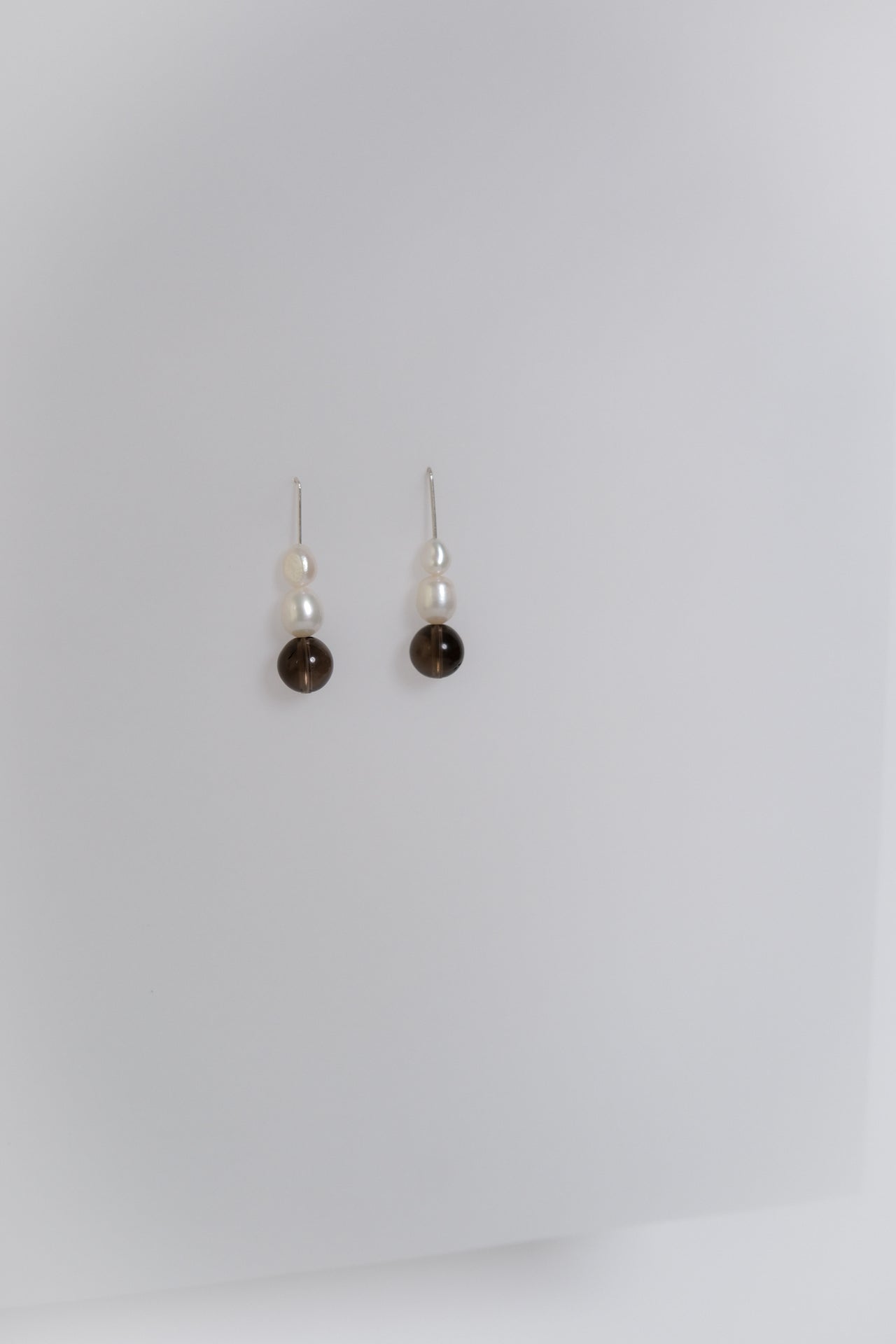 No. 31 Earrings - Smokey Quartz