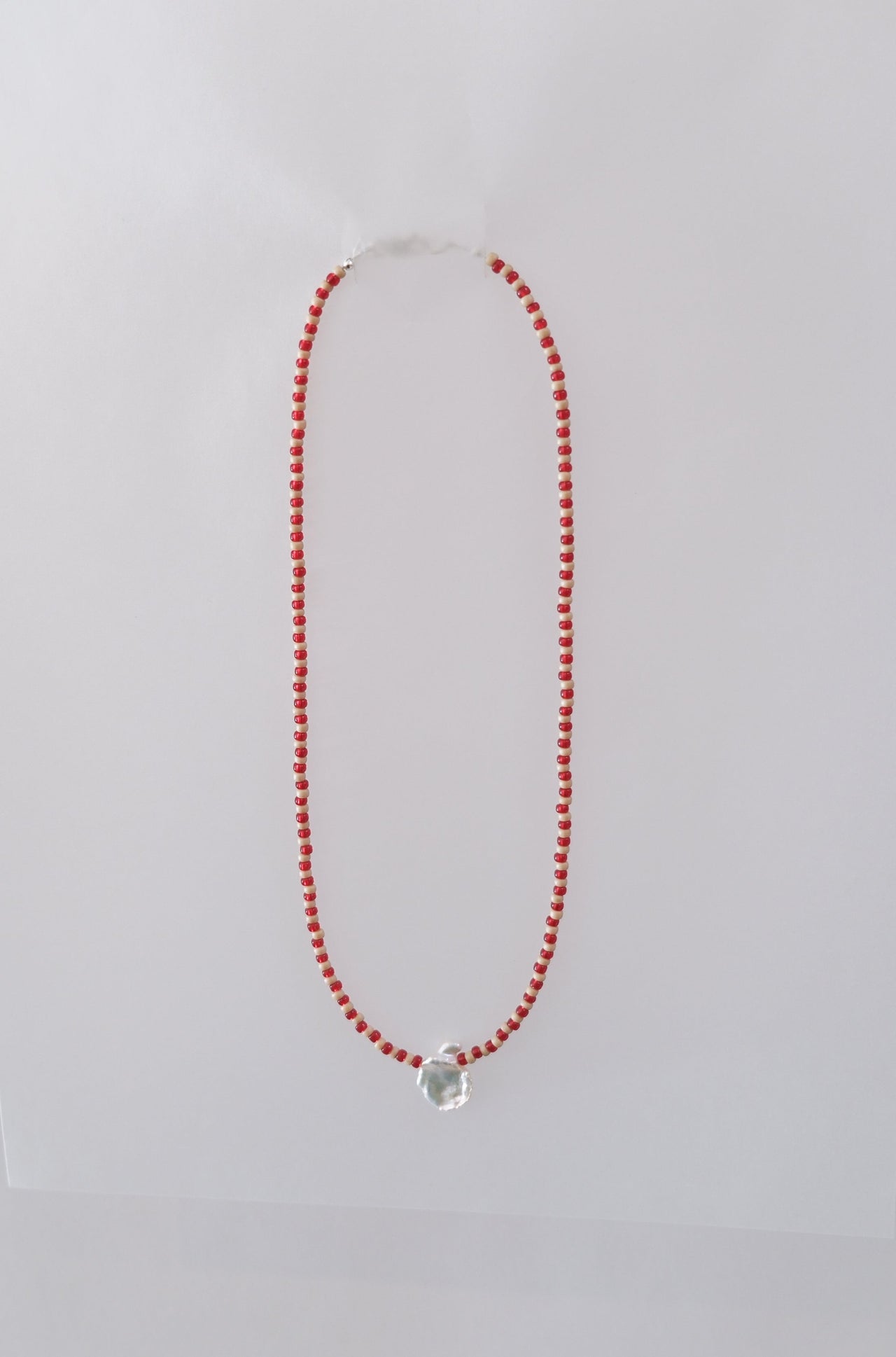 No.11 Necklace - Cherry/Sand