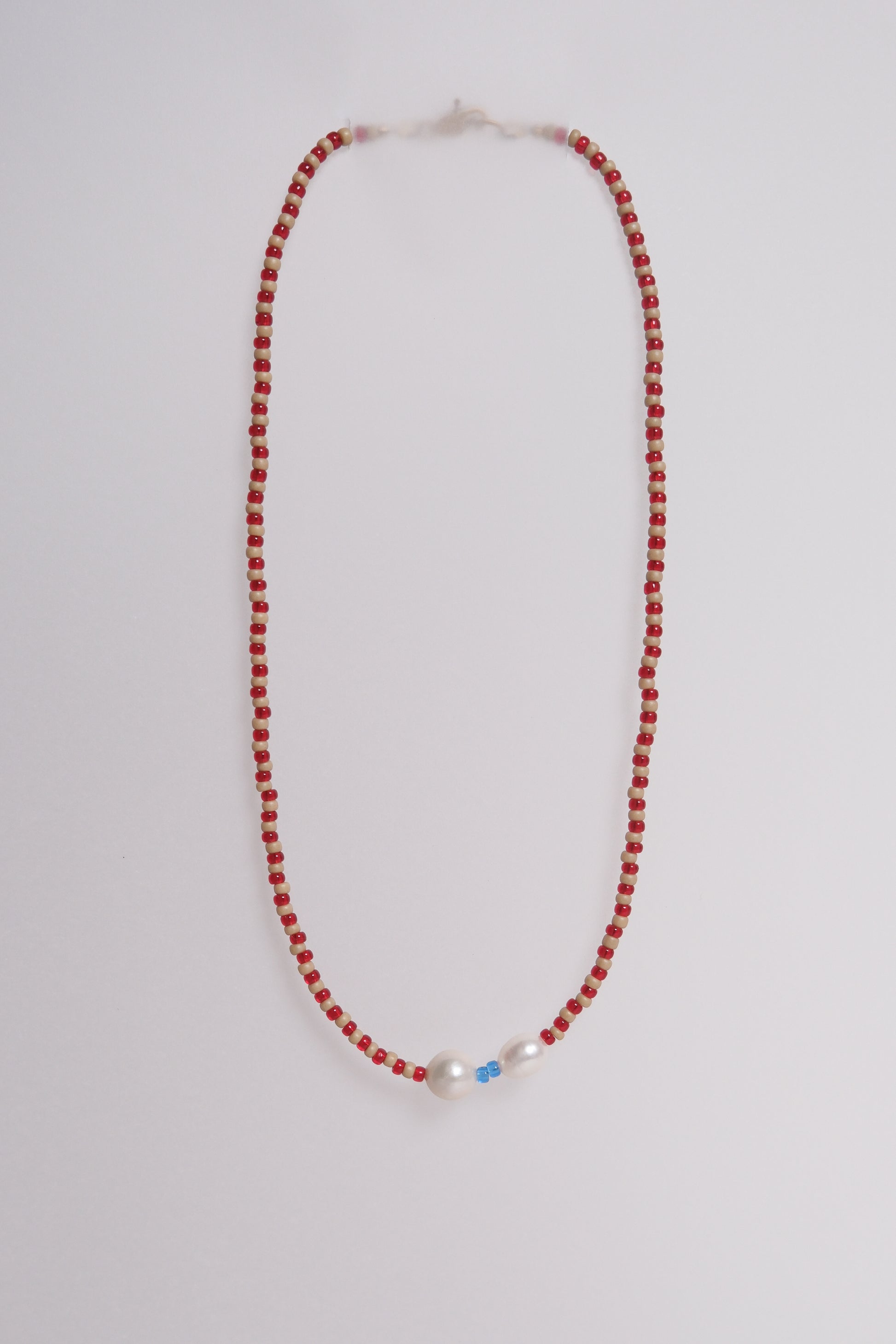 No. 12 Necklace - Cherry/Sand