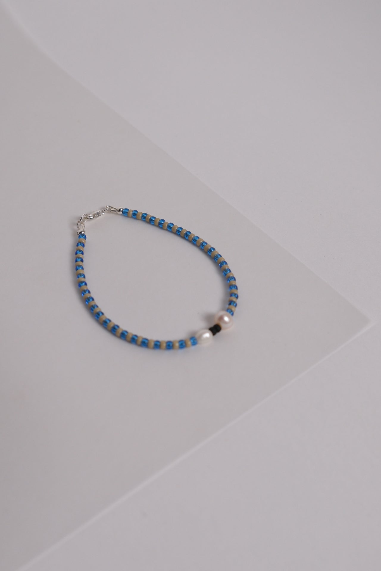 No. 12 Bracelet - Blue/sand