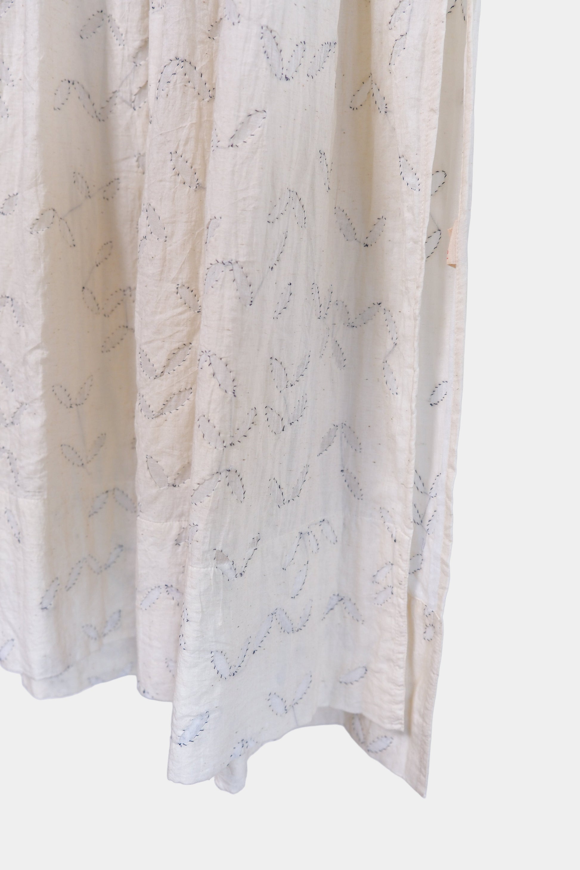 Cream Barmer appliqué Dress