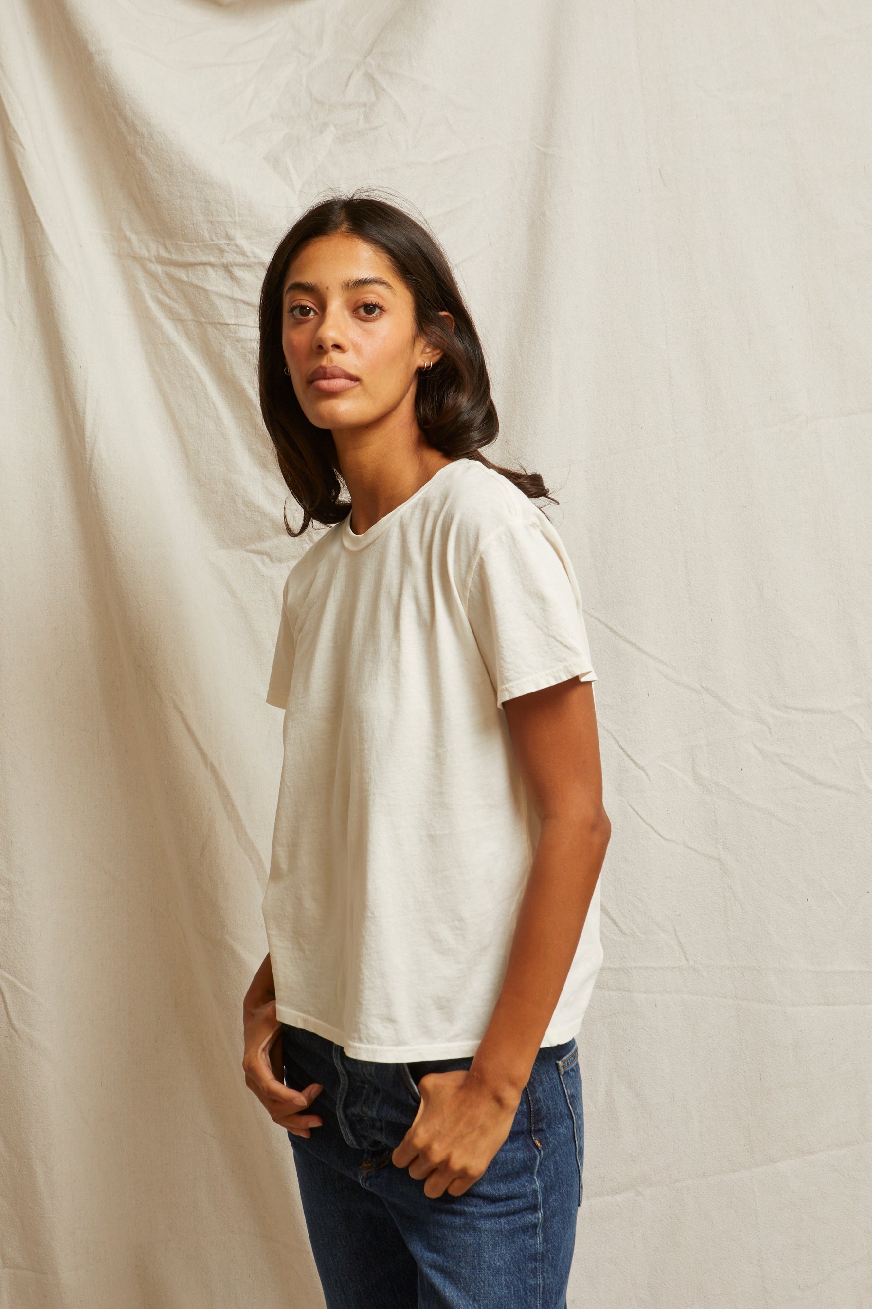 Harley Tee - Bright Ivory
