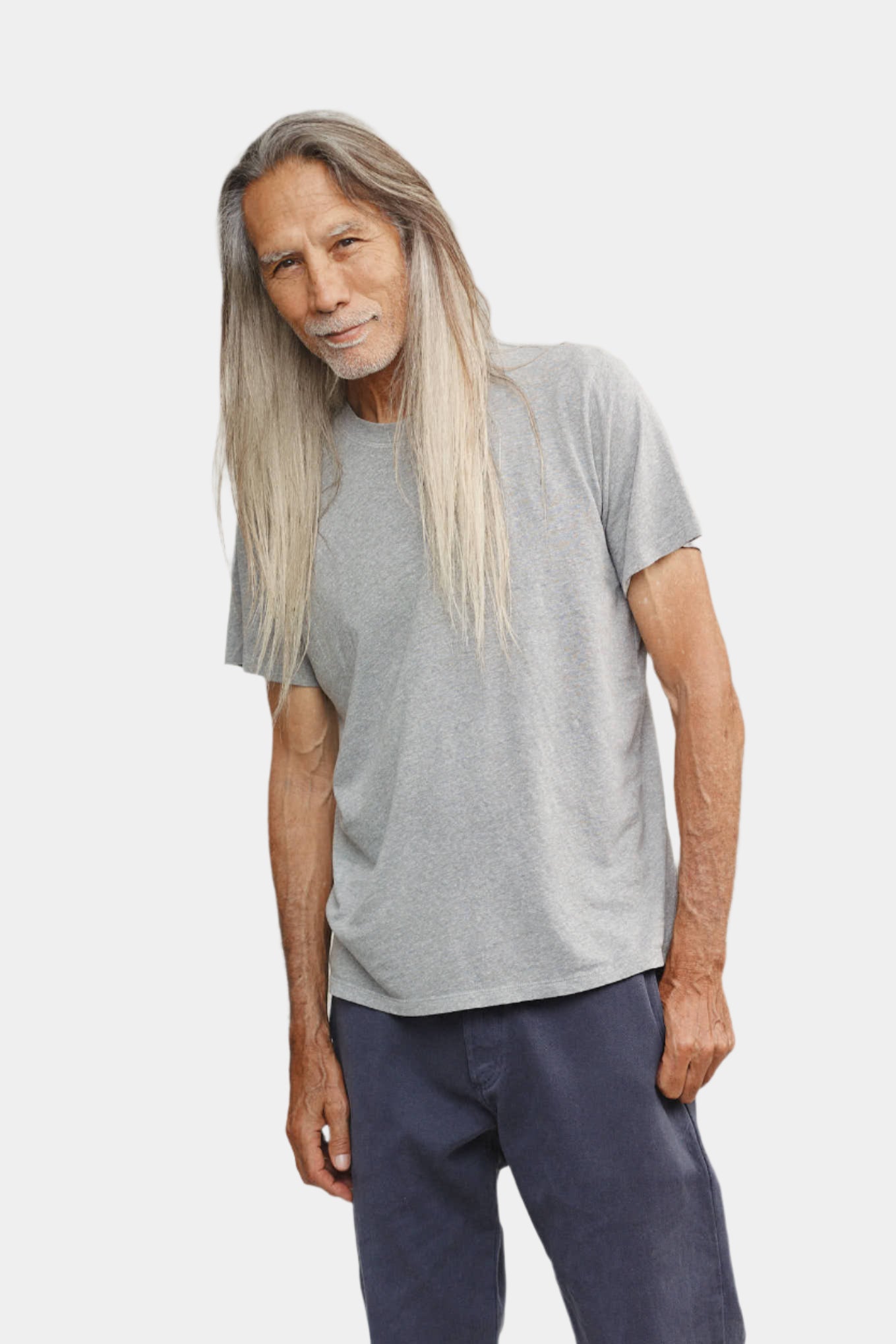 heathered Jung tee