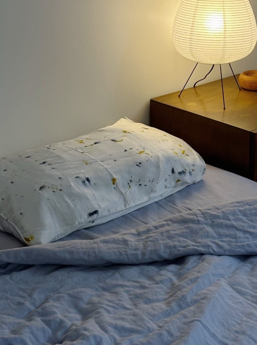 Silk Pillowcase - Abstract White