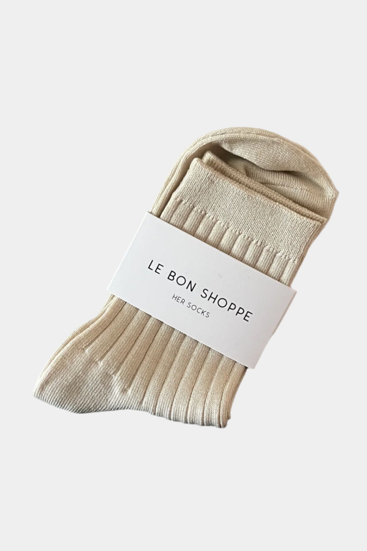 Her Sock in porcelain