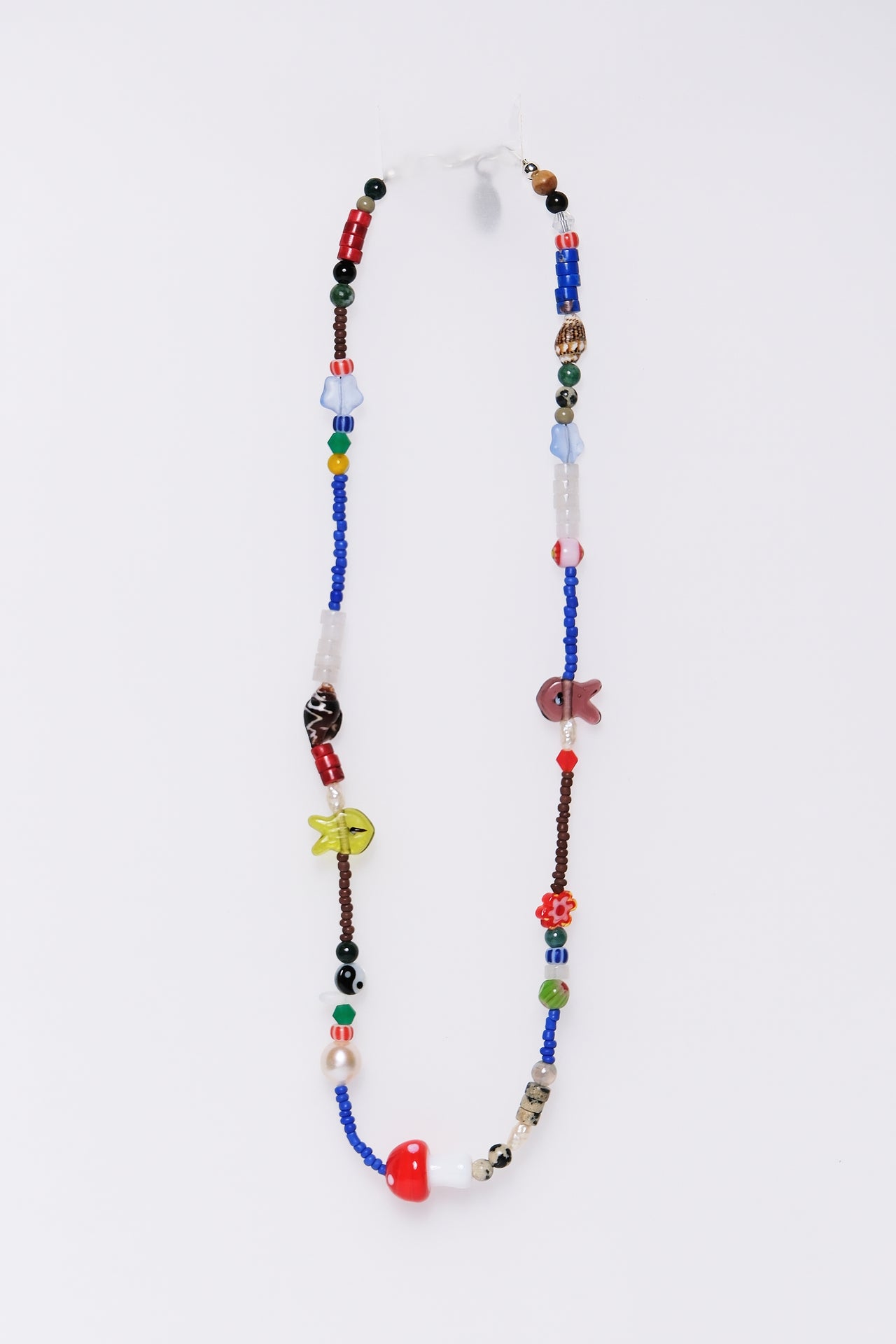 No. 7 Necklace - Red Mushroom