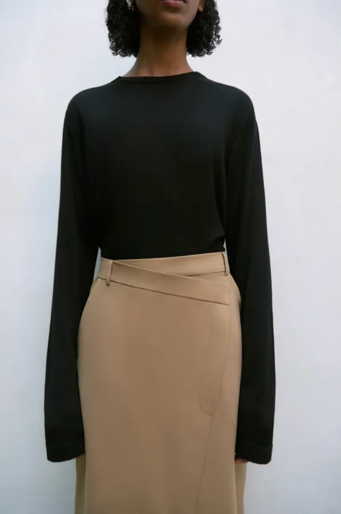 TAILORING SKIRT Camel