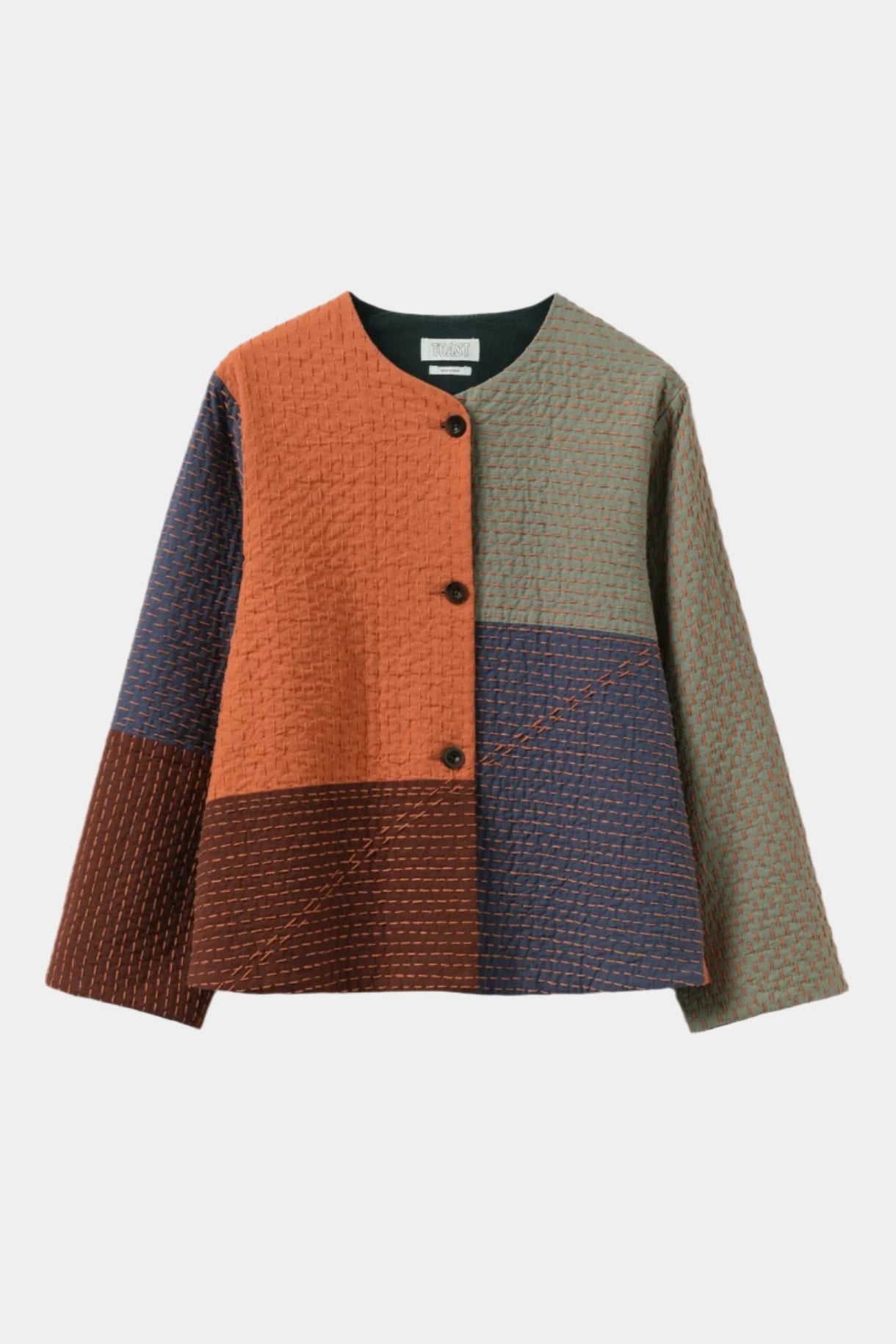 Quilted Patchwork Cotton Jacket