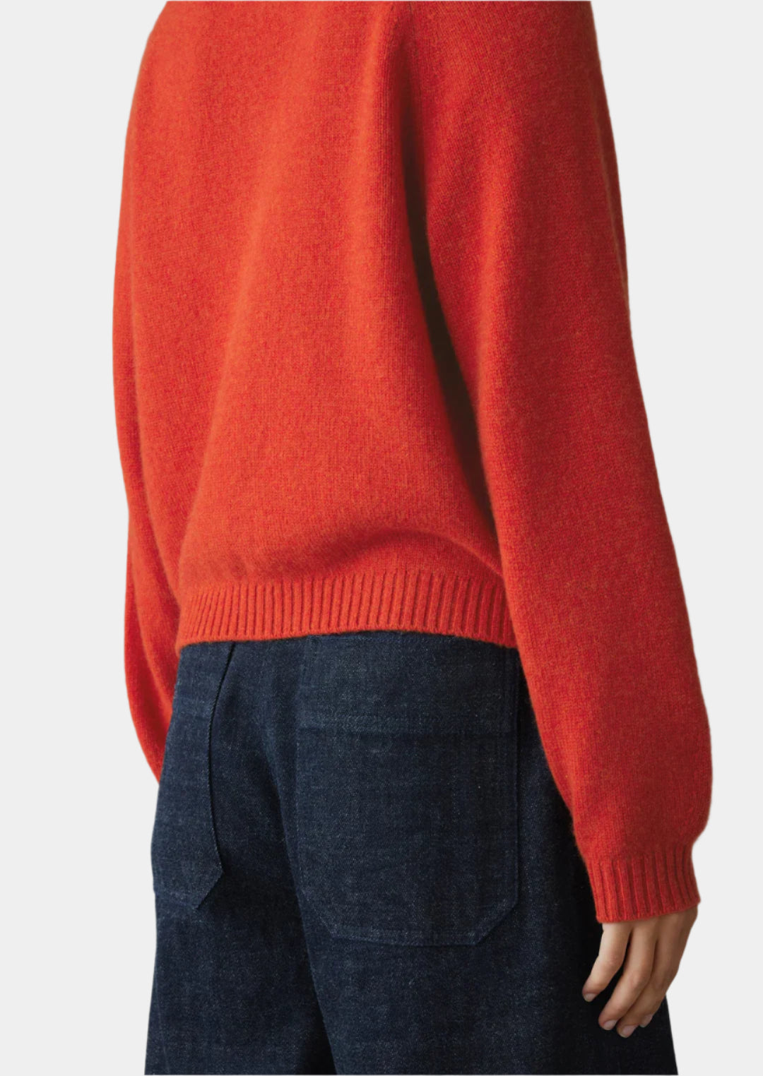 Wool Cashmere Raglan Cardigan