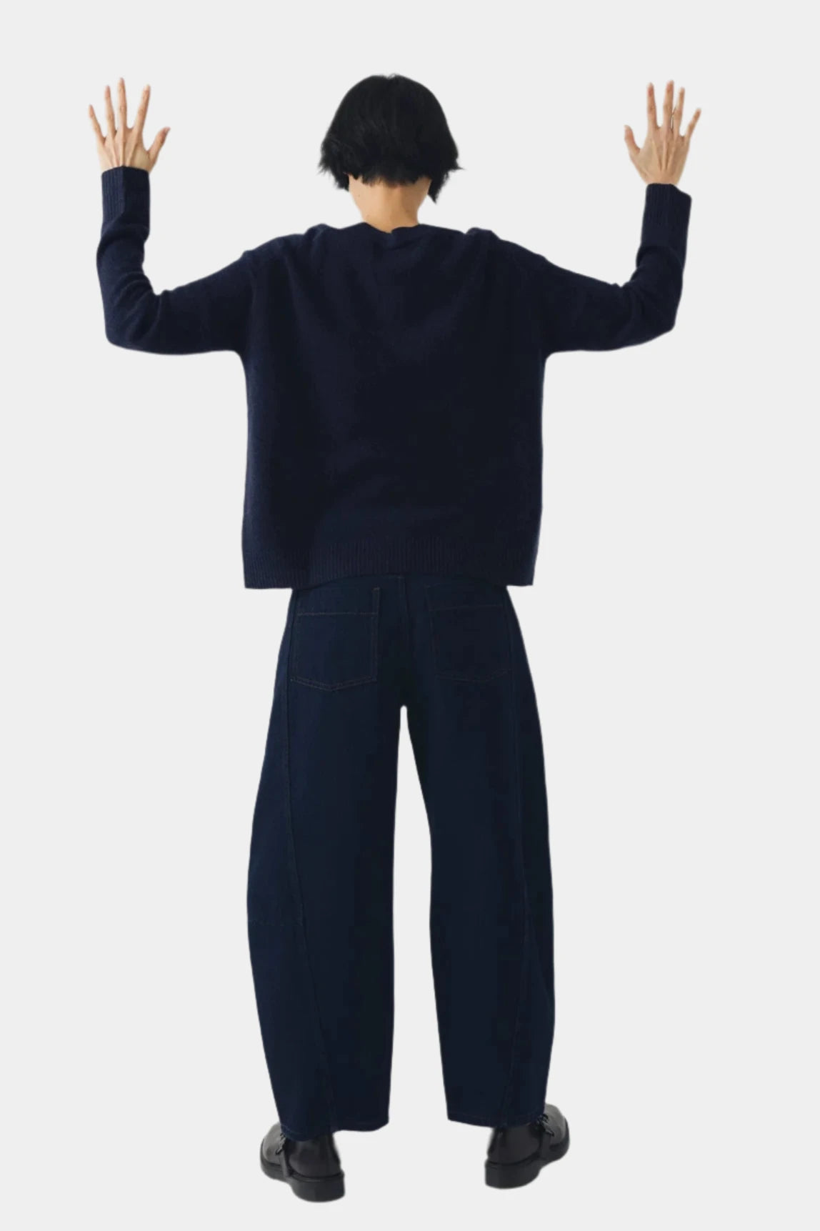 Ffion Wool Cashmere Boxy Cardigan