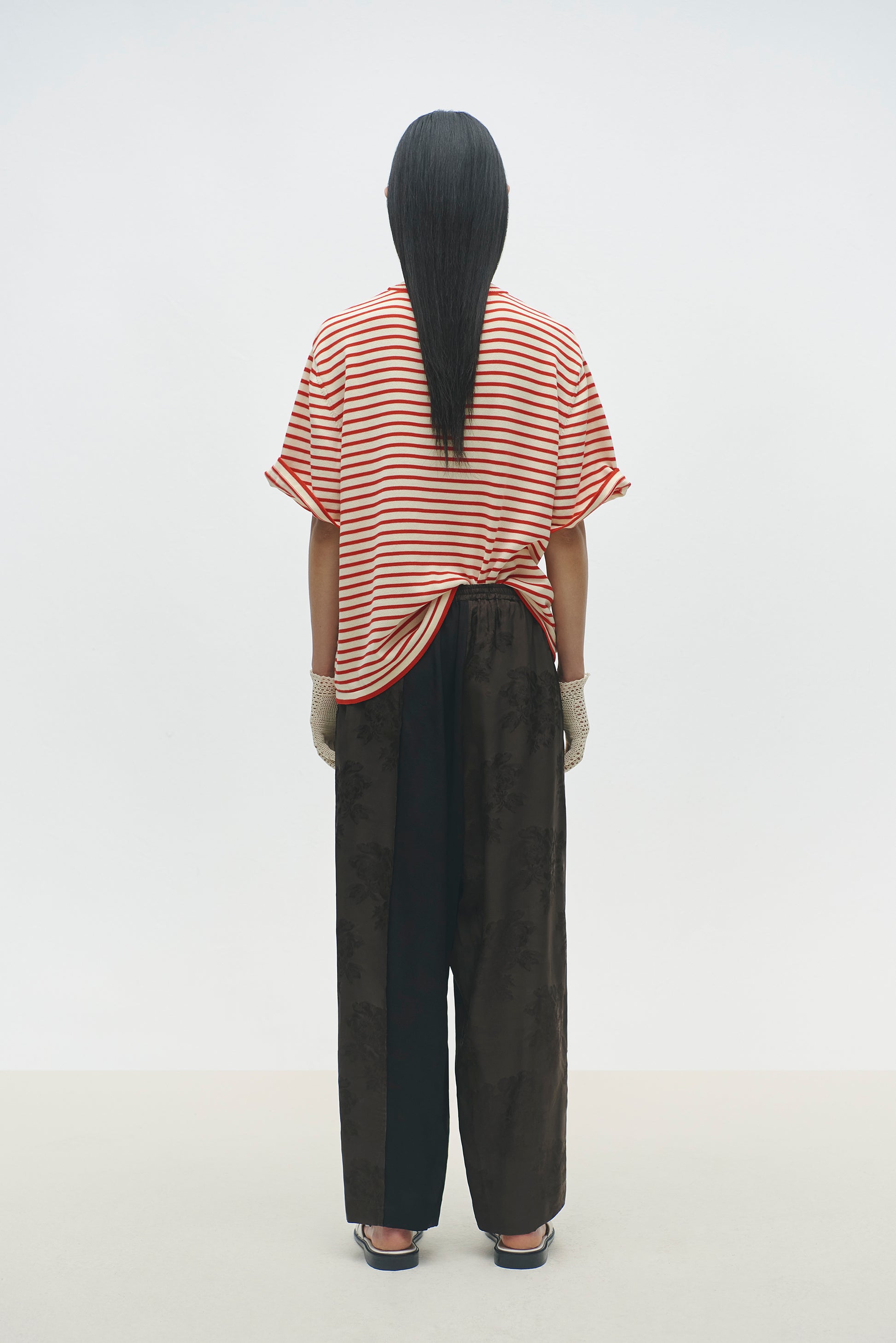 ORGANIC COTTON OVERSIZED STRIPED T-SHIRT