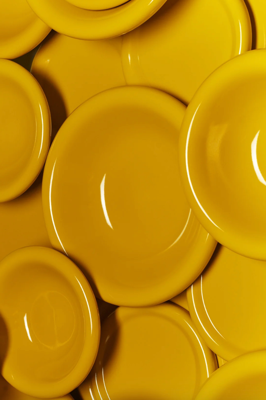 assortment of softedge mustard dshes