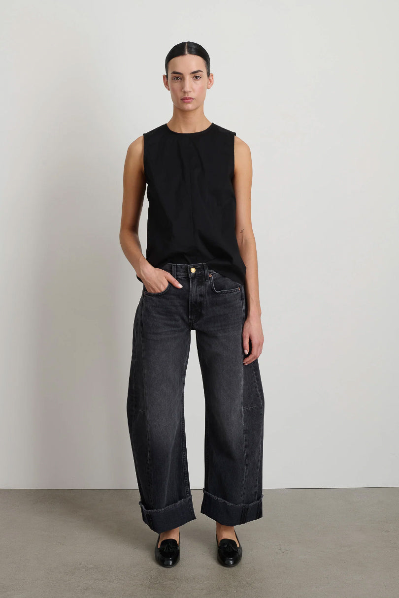 B Sides Relaxed Lasso Cuffed jeans Stil black