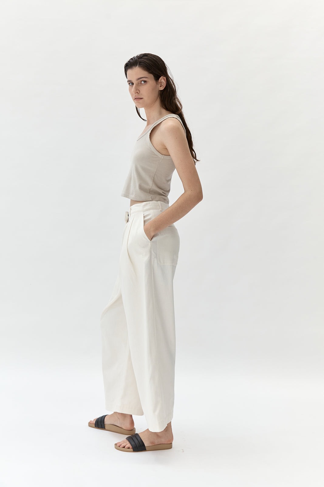 No. 53 Trouser - Natural - east coast general