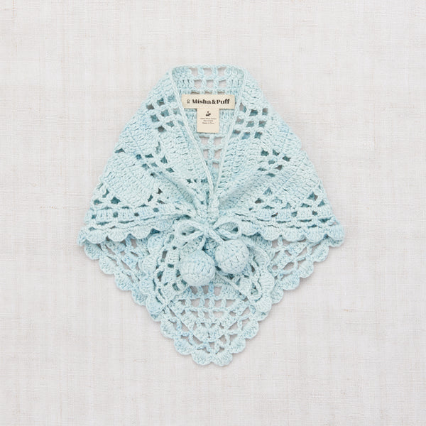 Crochet Kerchief - Steel Blue | east coast general