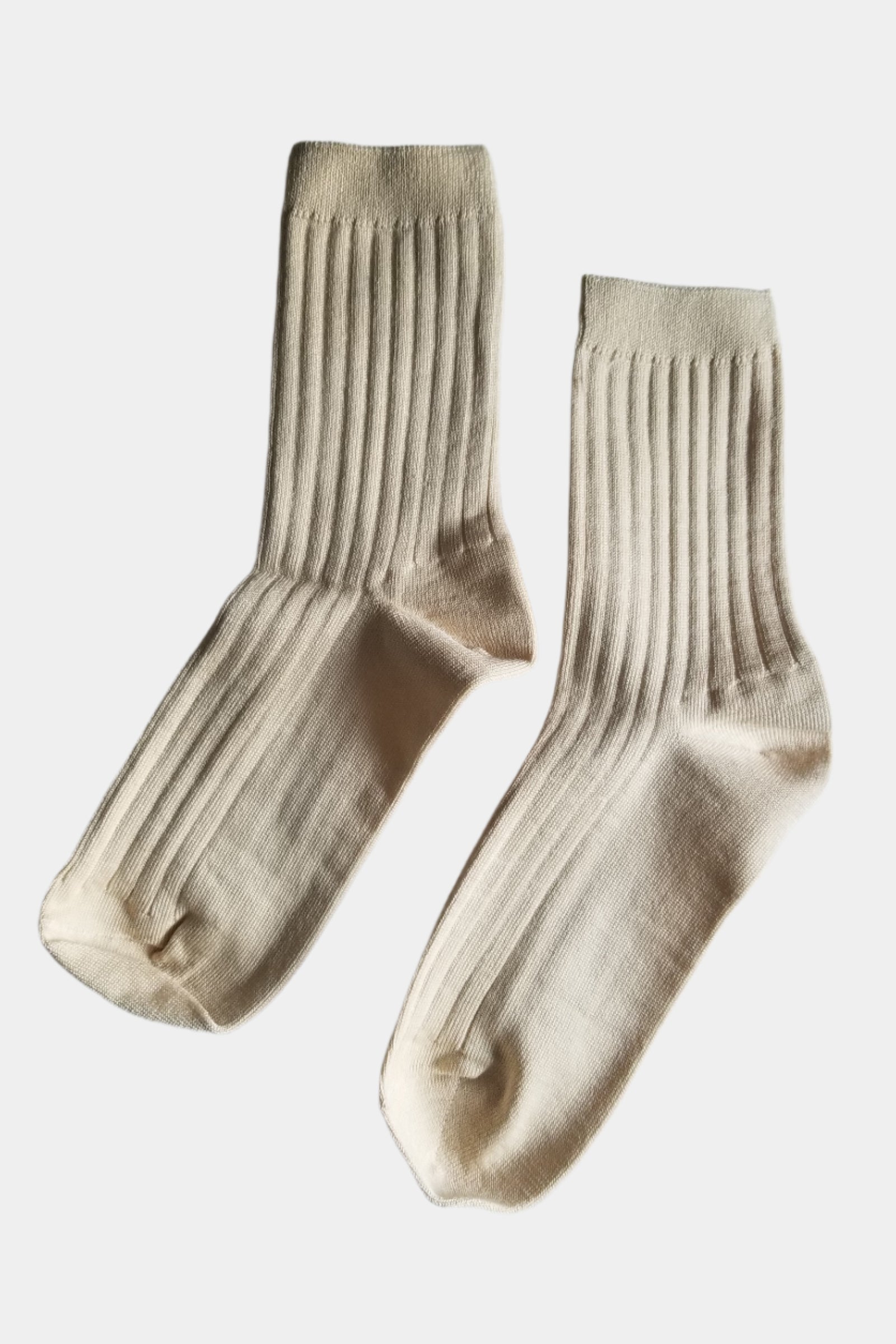 Her socks in porcelain