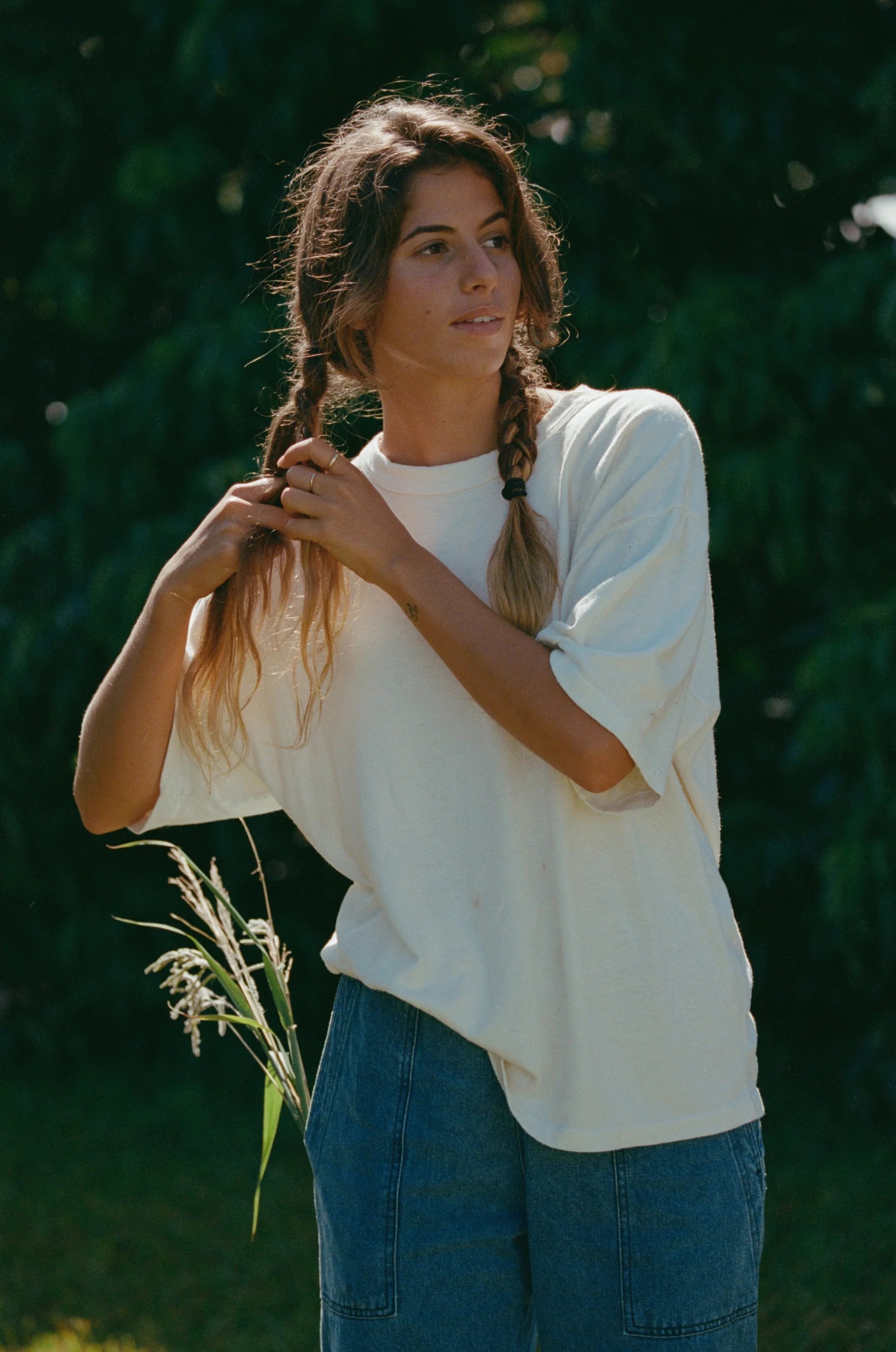 Vernon Oversized Tee - White