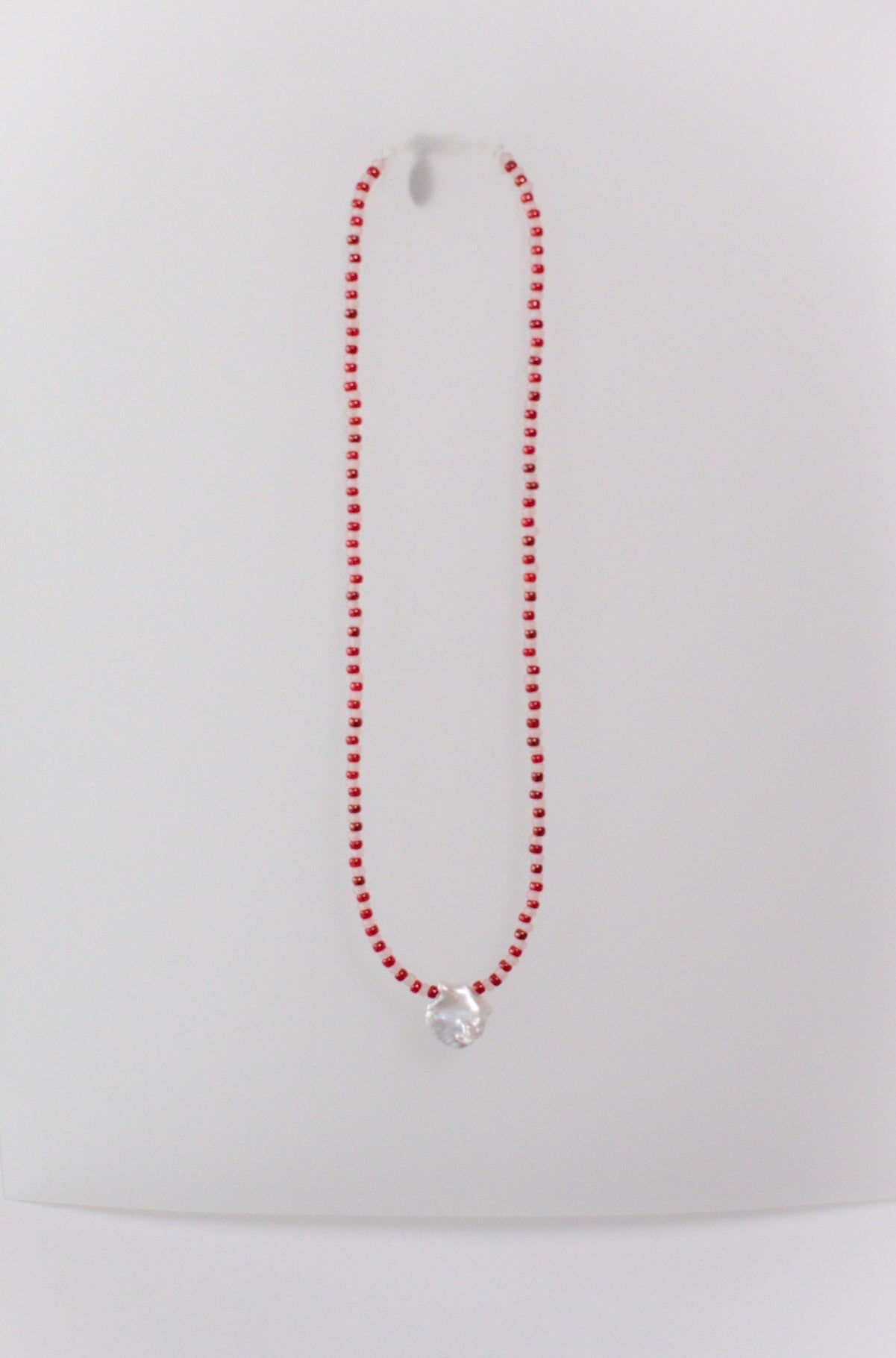 No.11 Necklace - Pink/red