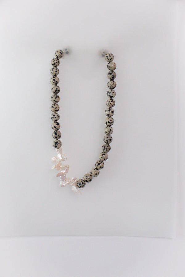 No.32 Necklace - Dalmatian Jasper