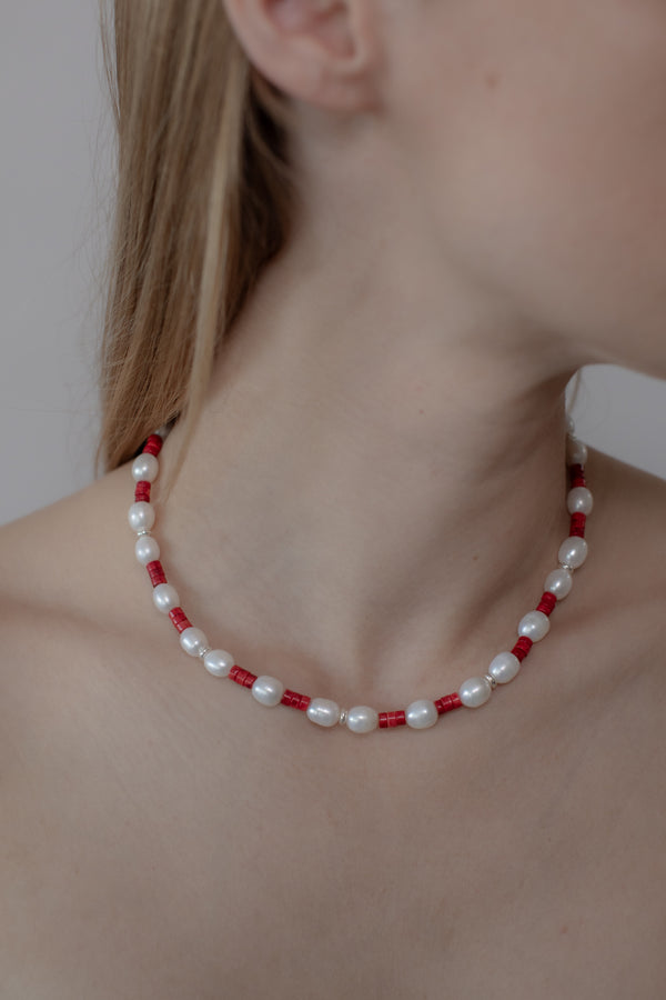 No. 40 Necklace - Red