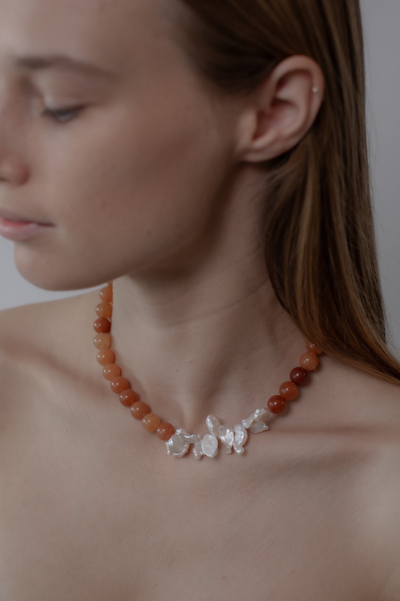 NO. 32 Necklace - Red Aventurine