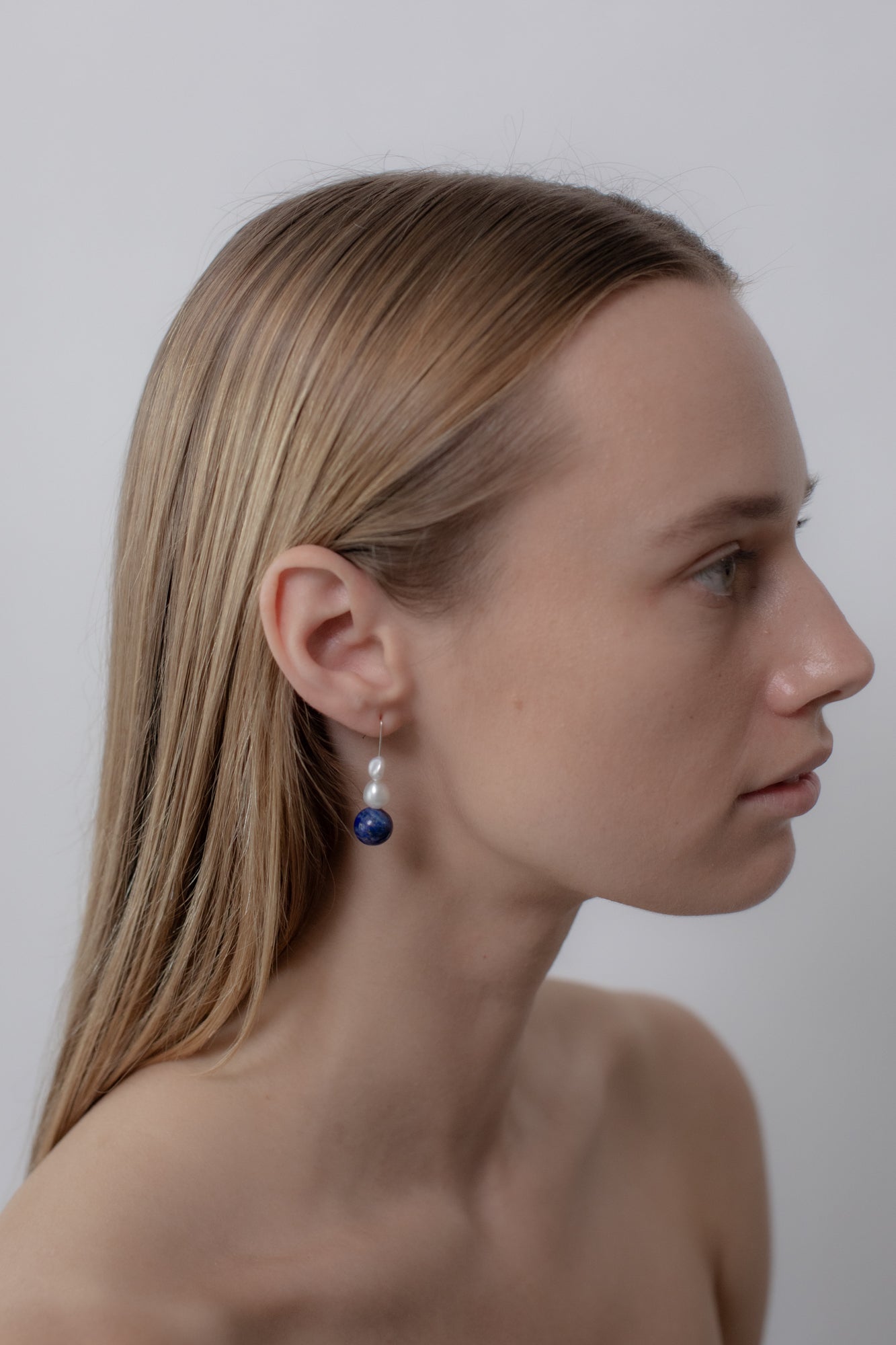 No. 31 Earrings - Lapis