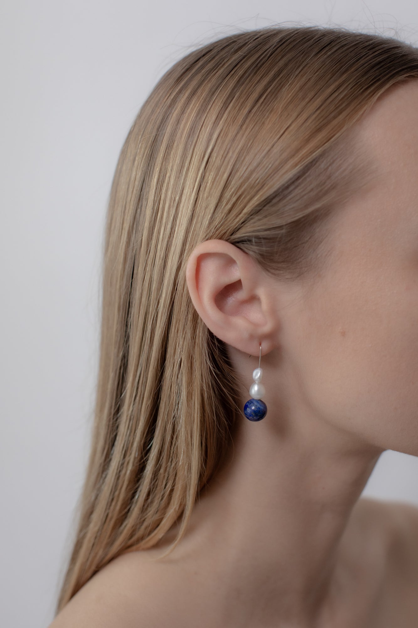 No. 31 Earrings - Lapis