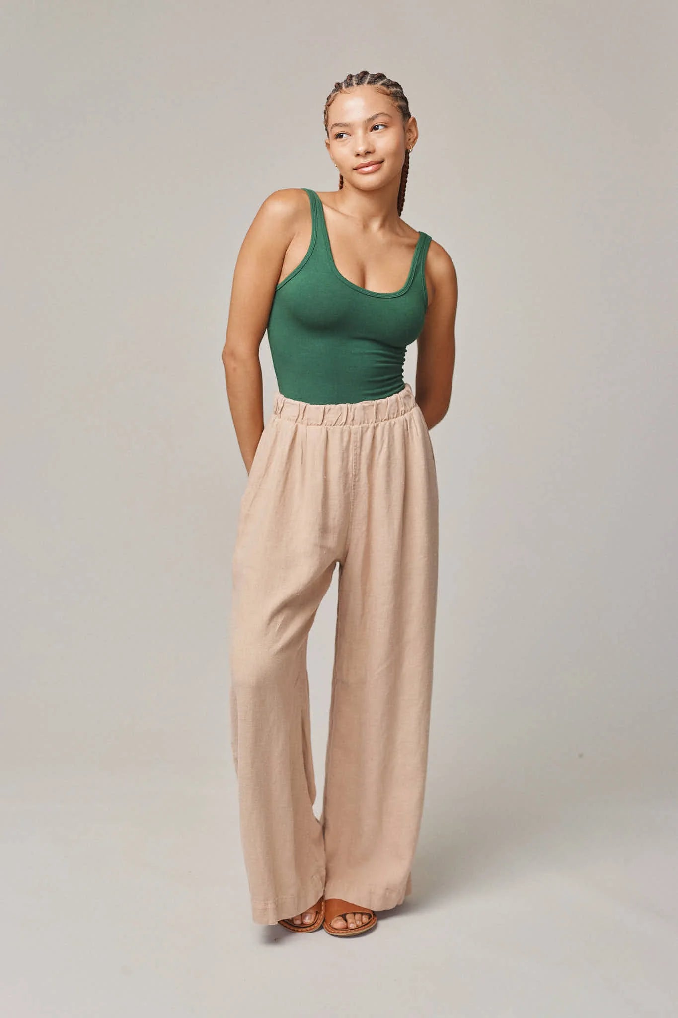 Cambria Pants - Oatmilk