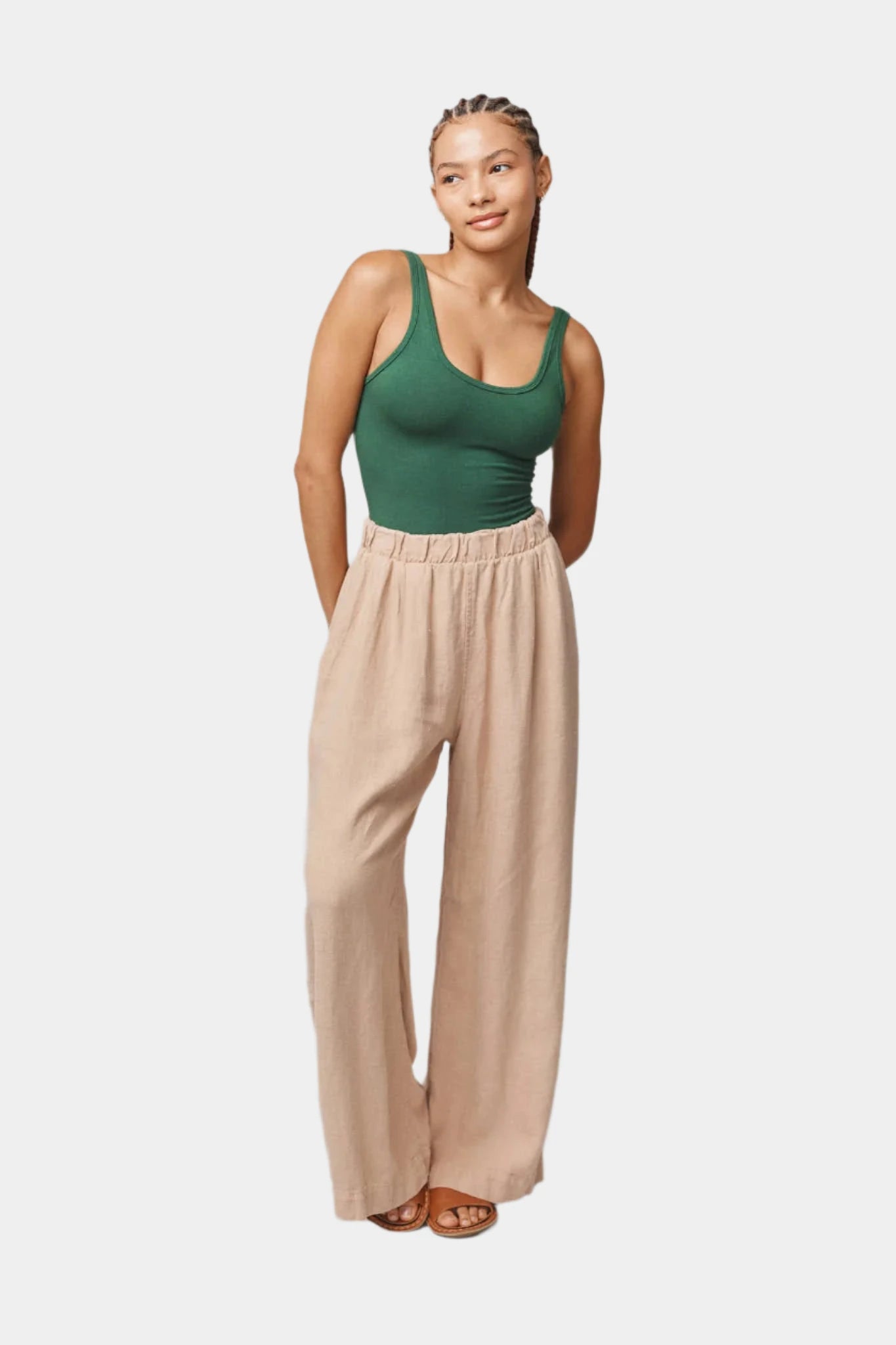 Cambria Pants - Oatmilk