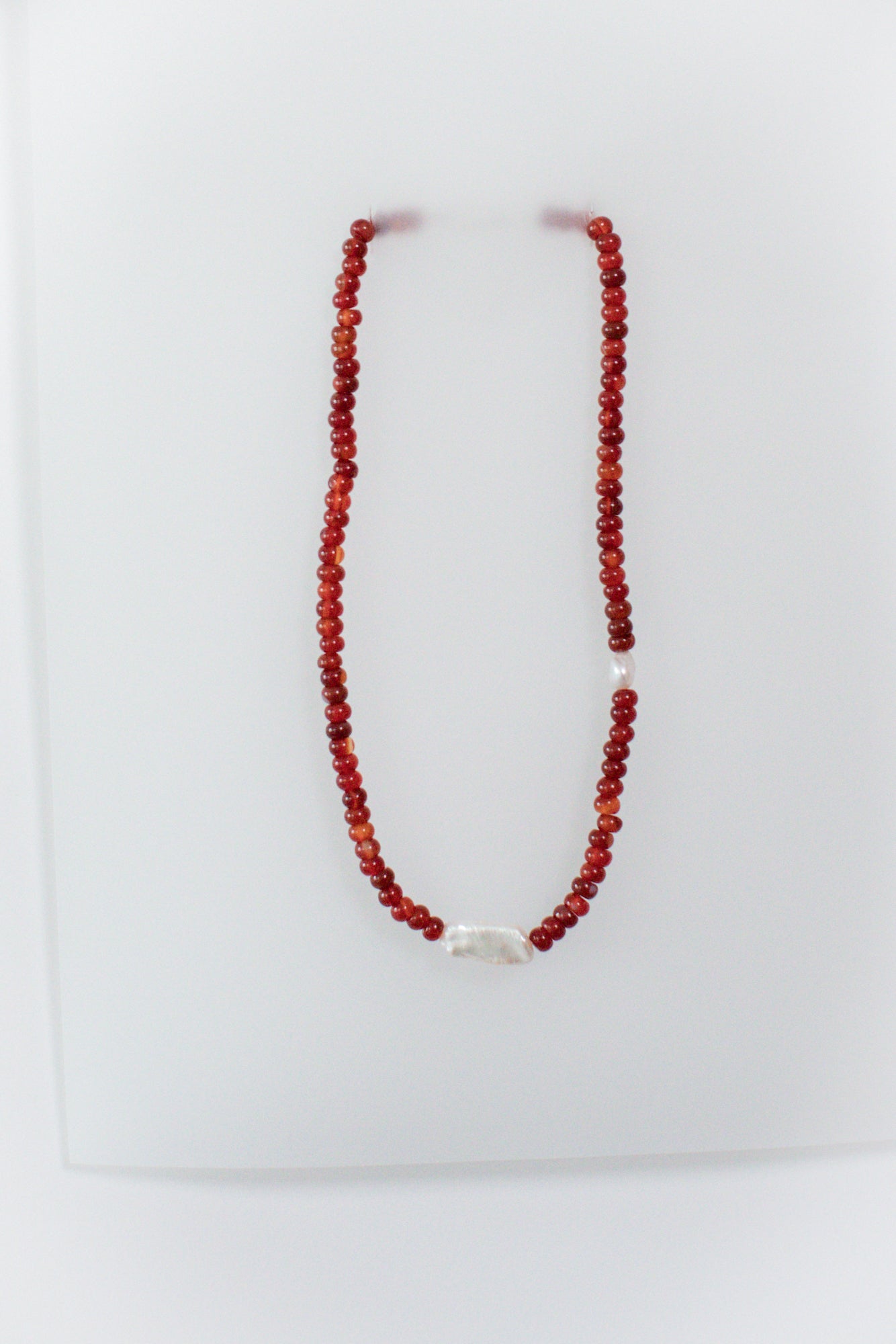 No. 65 Necklace - Red