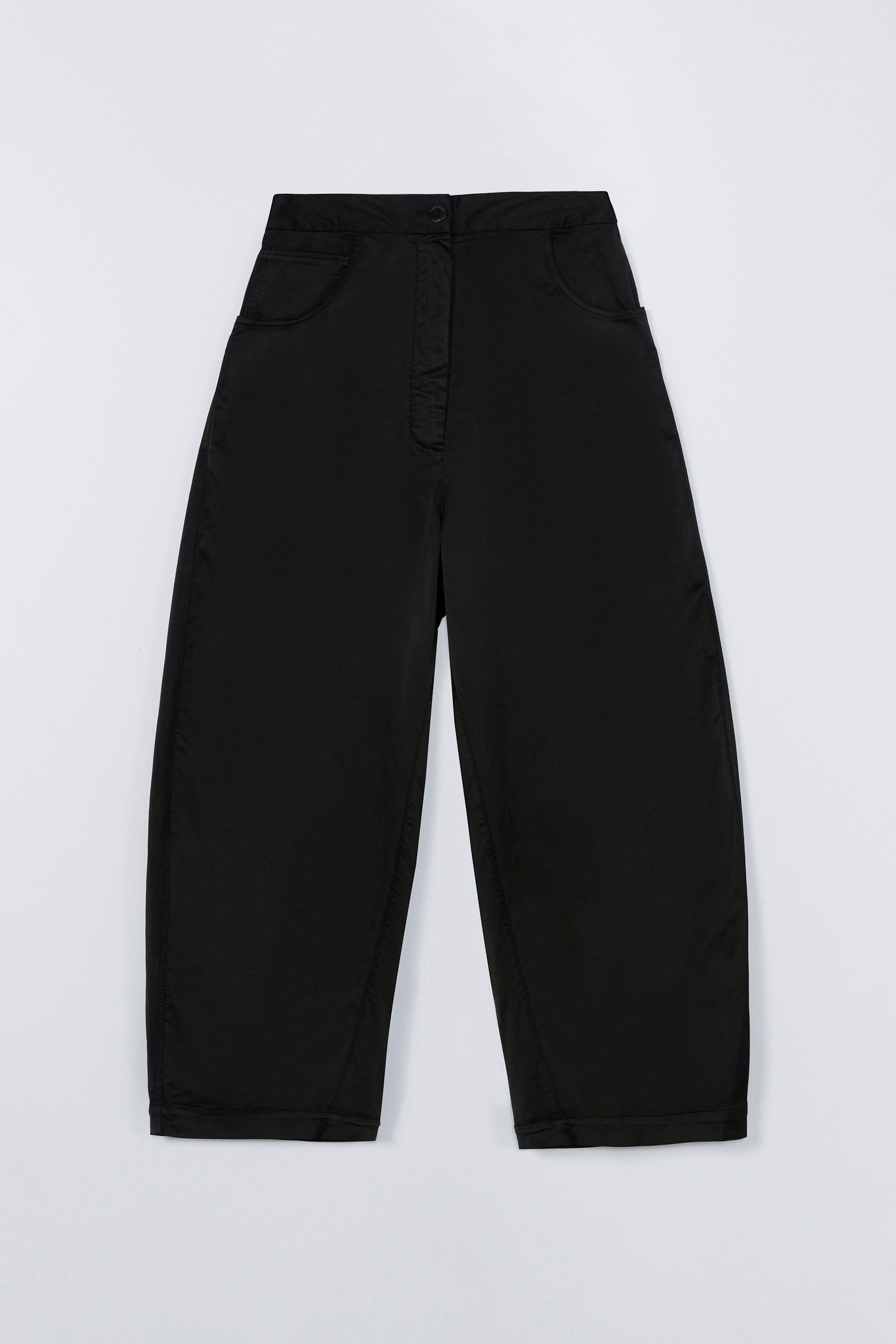 Black pants on a white background