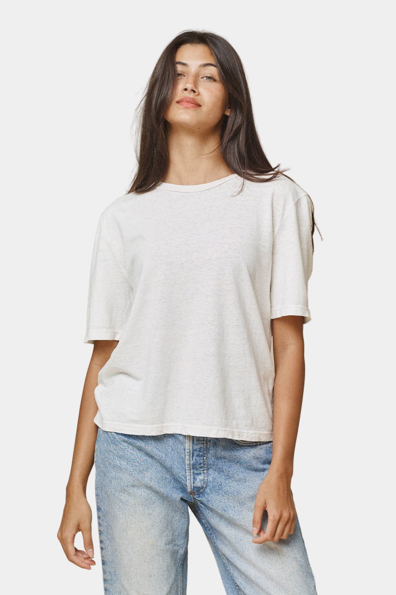 Brown t-shirt on a white background