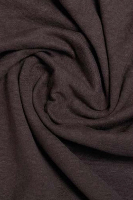 Colour swatch of the jersey fabric of Sunray Sportswear Raisin Colour