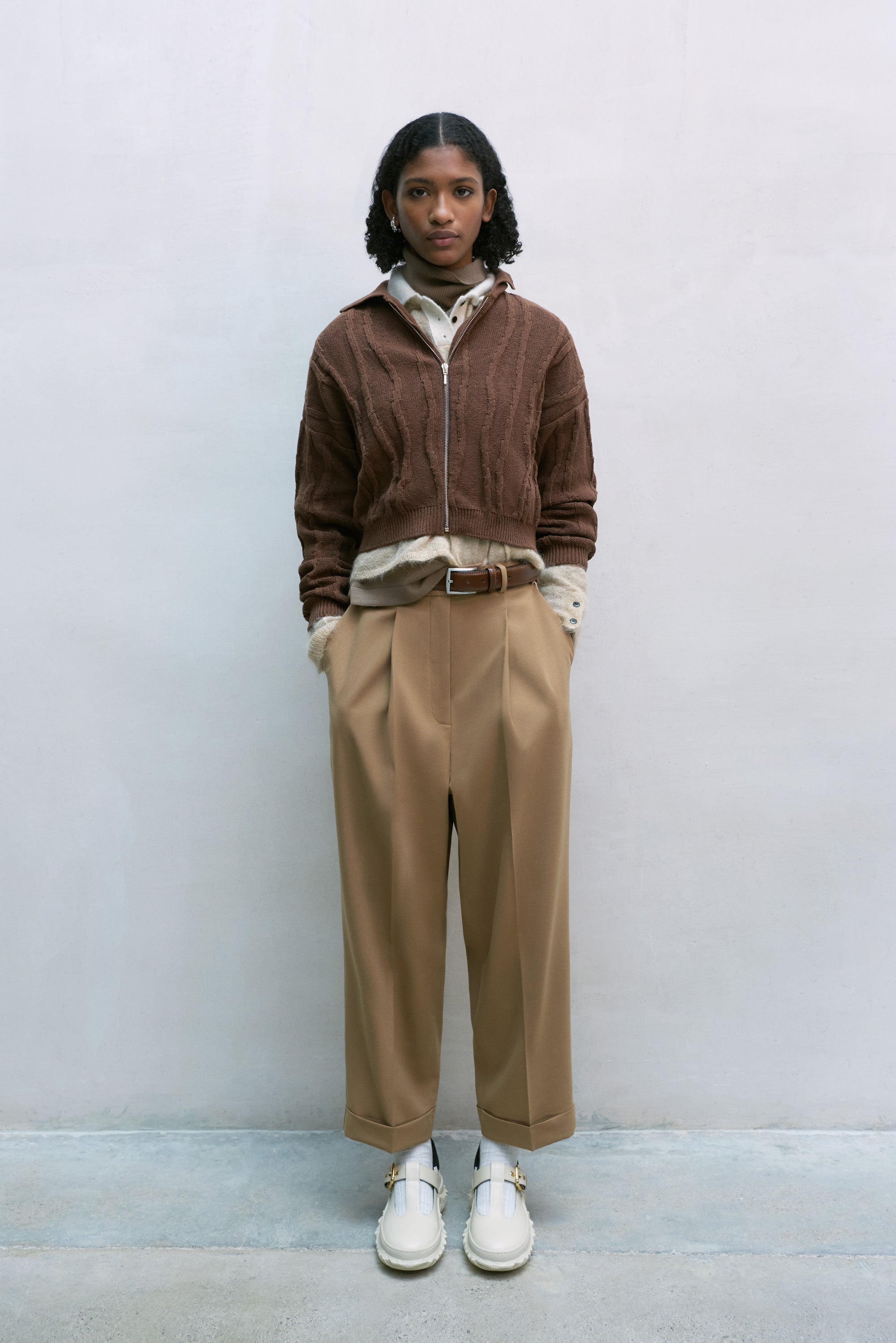 CAMEL TAILORING MASCULINE PANTS