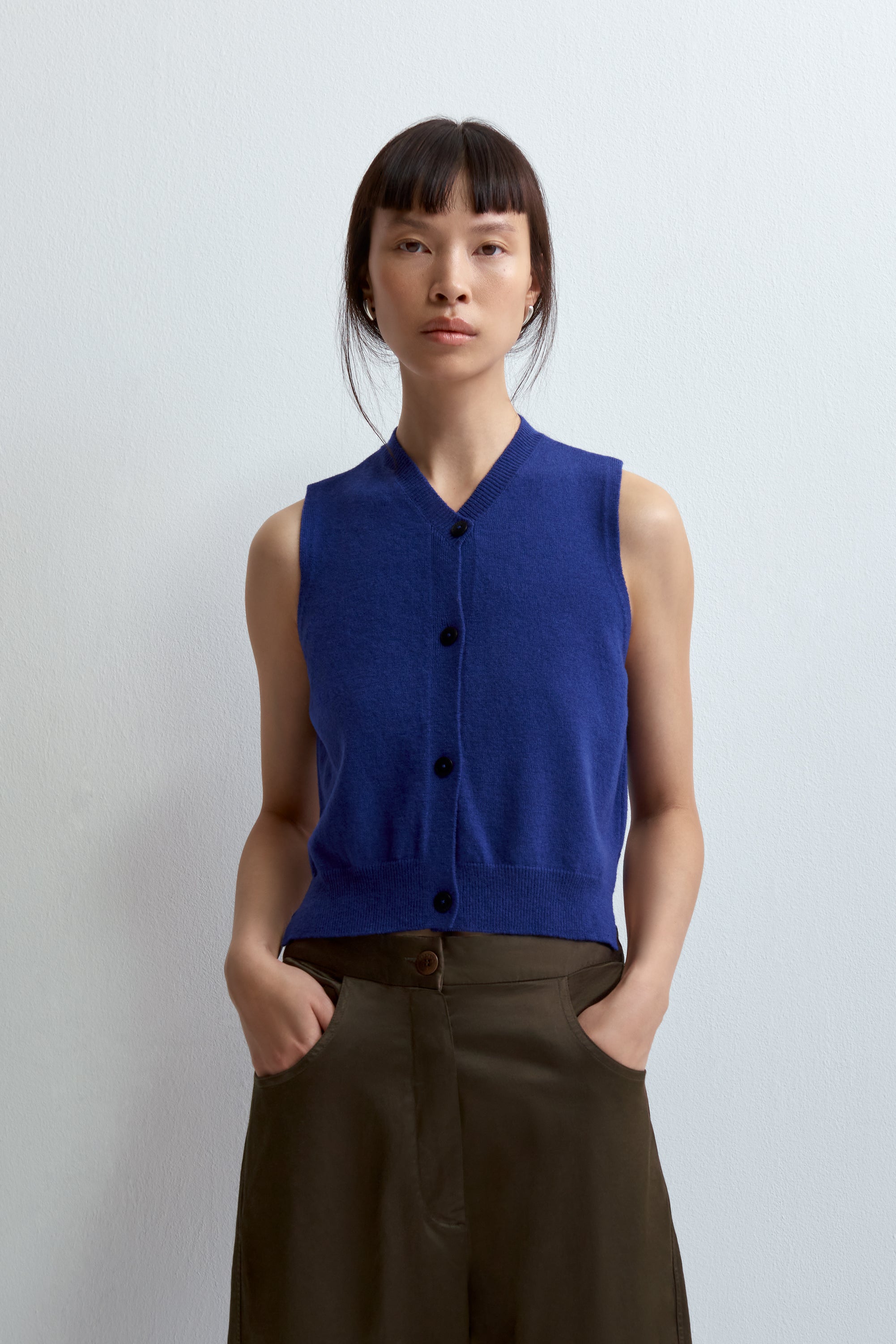 Merino wool waistcoat Klein